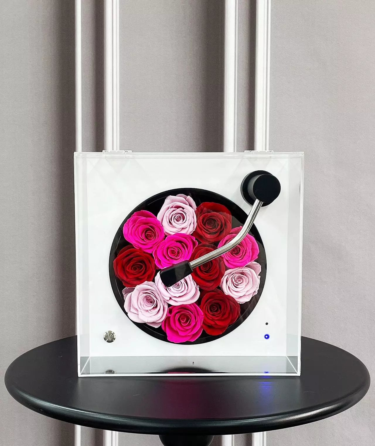 Bluetooth Speaker with Real Eternal Rose - 3 Years Warranty Luxury Romantic Gift Anniversary Gift, Luxury Gift.