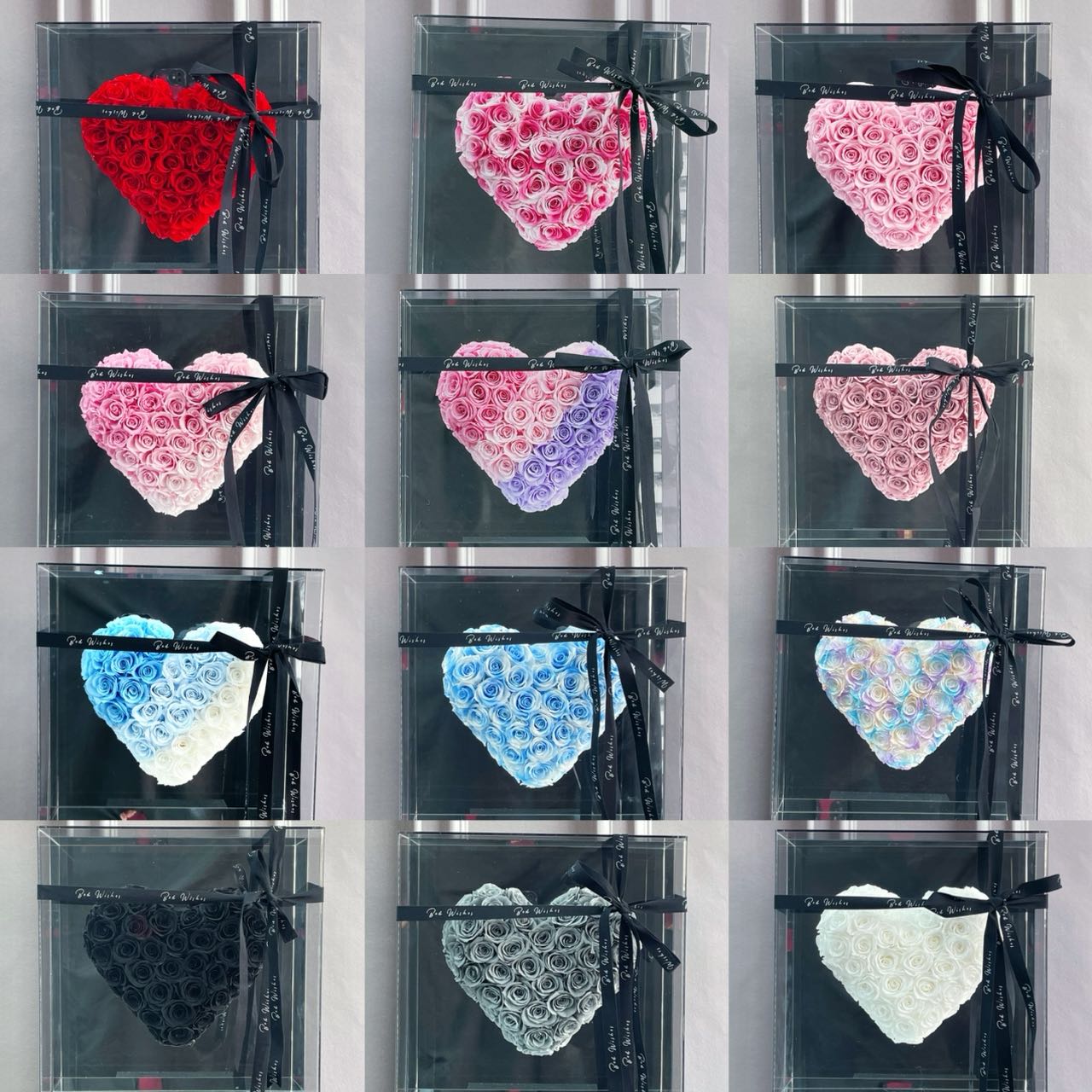 💝 Magnetic Rose Heart Mirror Decal - No Residue Romantic Gift for Her, Birthday/Christmas Home Accent