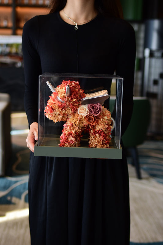 Premium Eternal Unicorn Collection - Handcrafted with Preserved Roses, A Stunning Statement Piece for Any Room