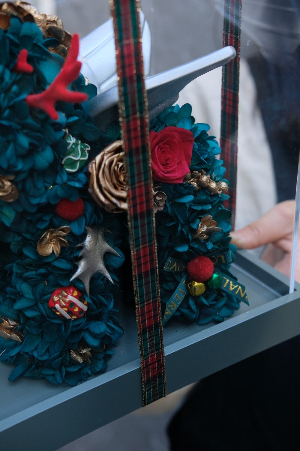 Luxury Preserved Unicorn with Real Roses - Grand Opening Gift, Unique Corporate Gift Idea for Clients