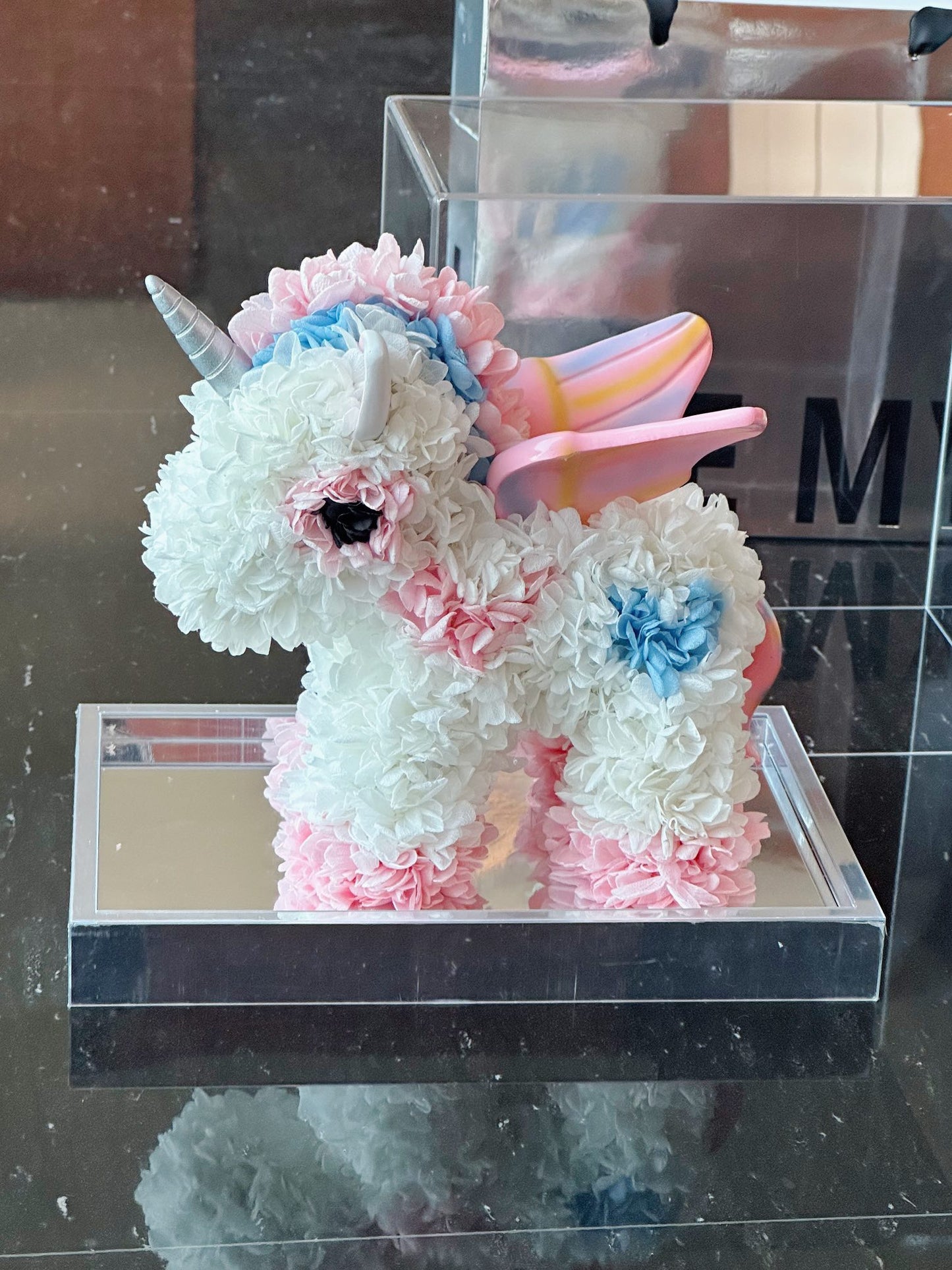 Eternal Rose Unicorn: Luxurious Gift for Women, Birthday, Anniversary, Forever Blooming Symbol of Love