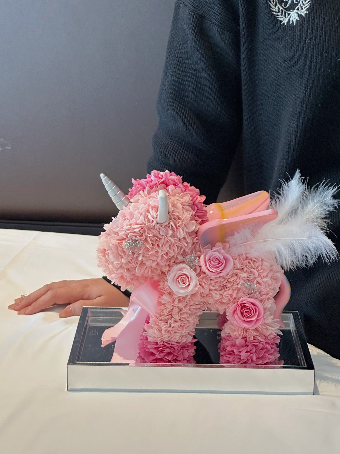 Eternal Rose Unicorn: Luxurious Gift for Women, Birthday, Anniversary, Forever Blooming Symbol of Love