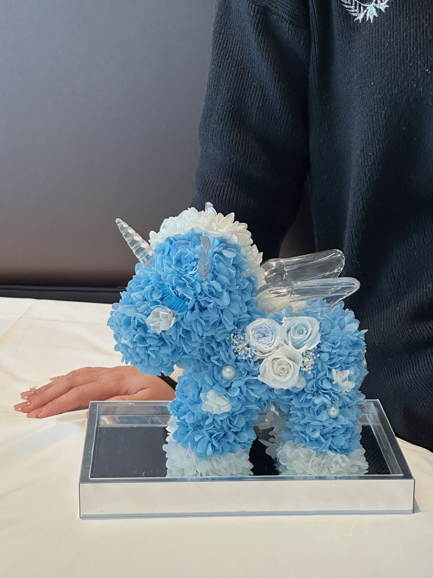 Eternal Rose Unicorn: Luxurious Gift for Women, Birthday, Anniversary, Forever Blooming Symbol of Love