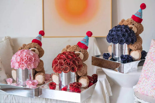  Preserved Flower Rose Hug Bucket - Long-Lasting Love Symbol, Eternal Gift, Great for Anniversary & Christmas