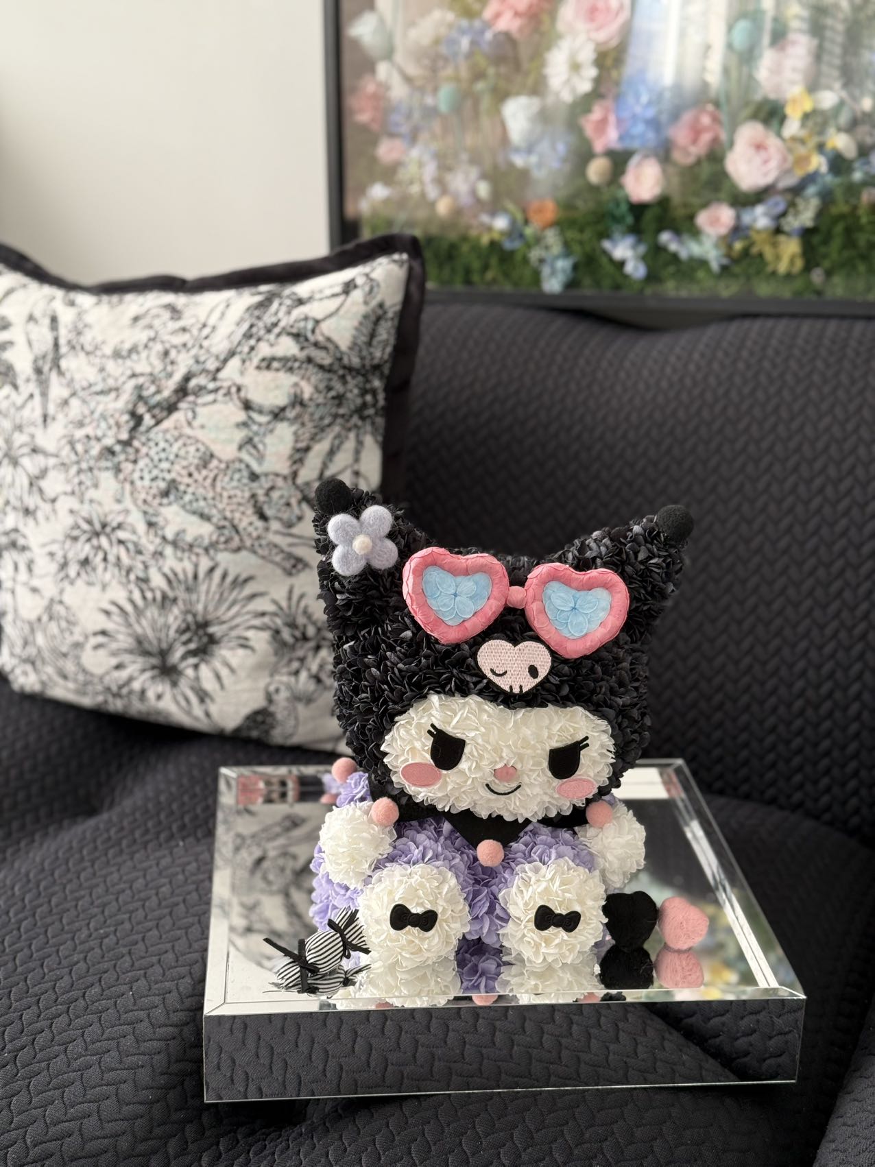 Kulomi Doll Everlasting Flower Doll Gift Handmade Customized DIY Everlasting Flower Doll Gift for Girlfriend and Child Gift High-end Light Luxury