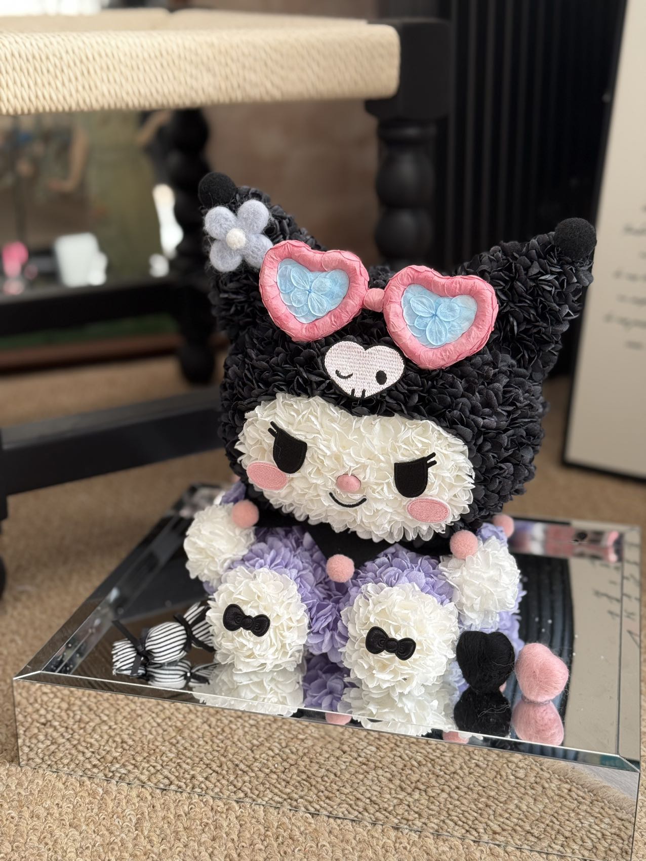 Kulomi Doll Everlasting Flower Doll Gift Handmade Customized DIY Everlasting Flower Doll Gift for Girlfriend and Child Gift High-end Light Luxury