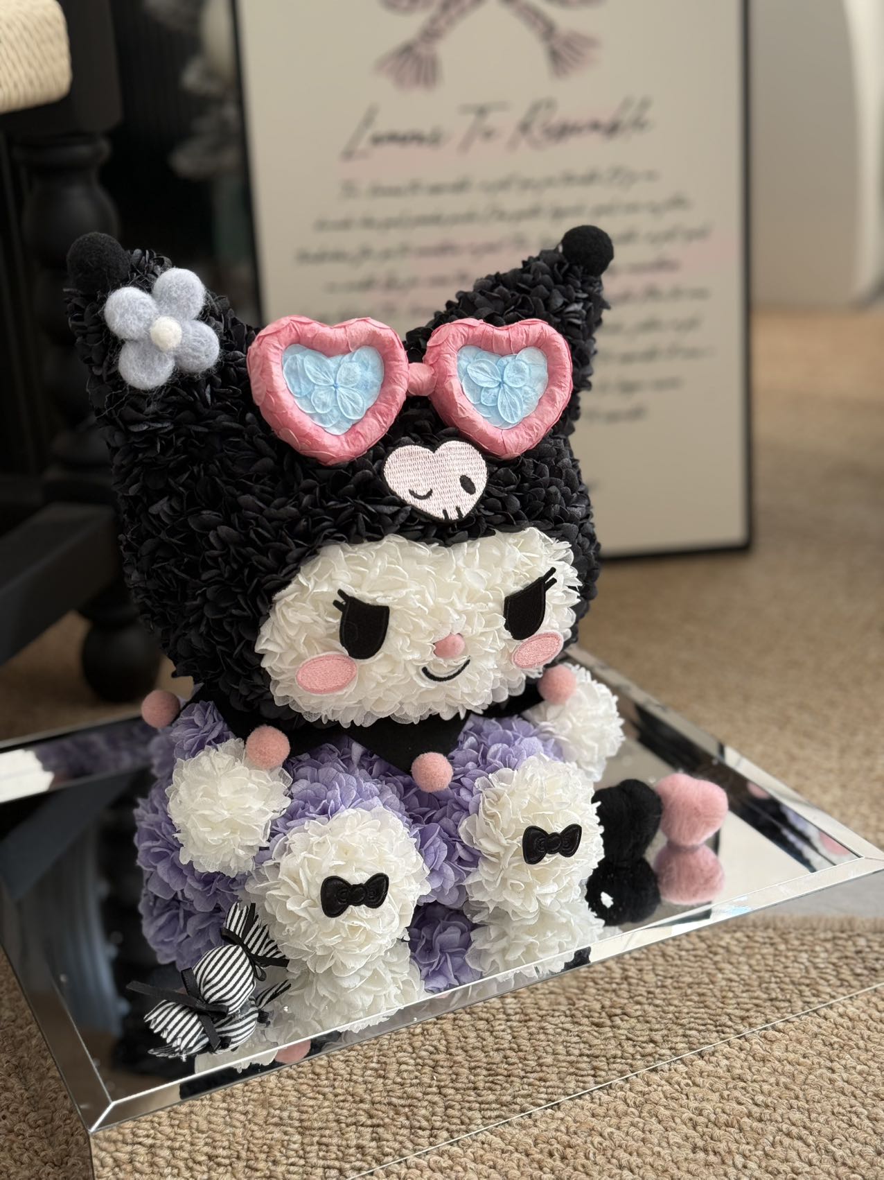 Kulomi Doll Everlasting Flower Doll Gift Handmade Customized DIY Everlasting Flower Doll Gift for Girlfriend and Child Gift High-end Light Luxury