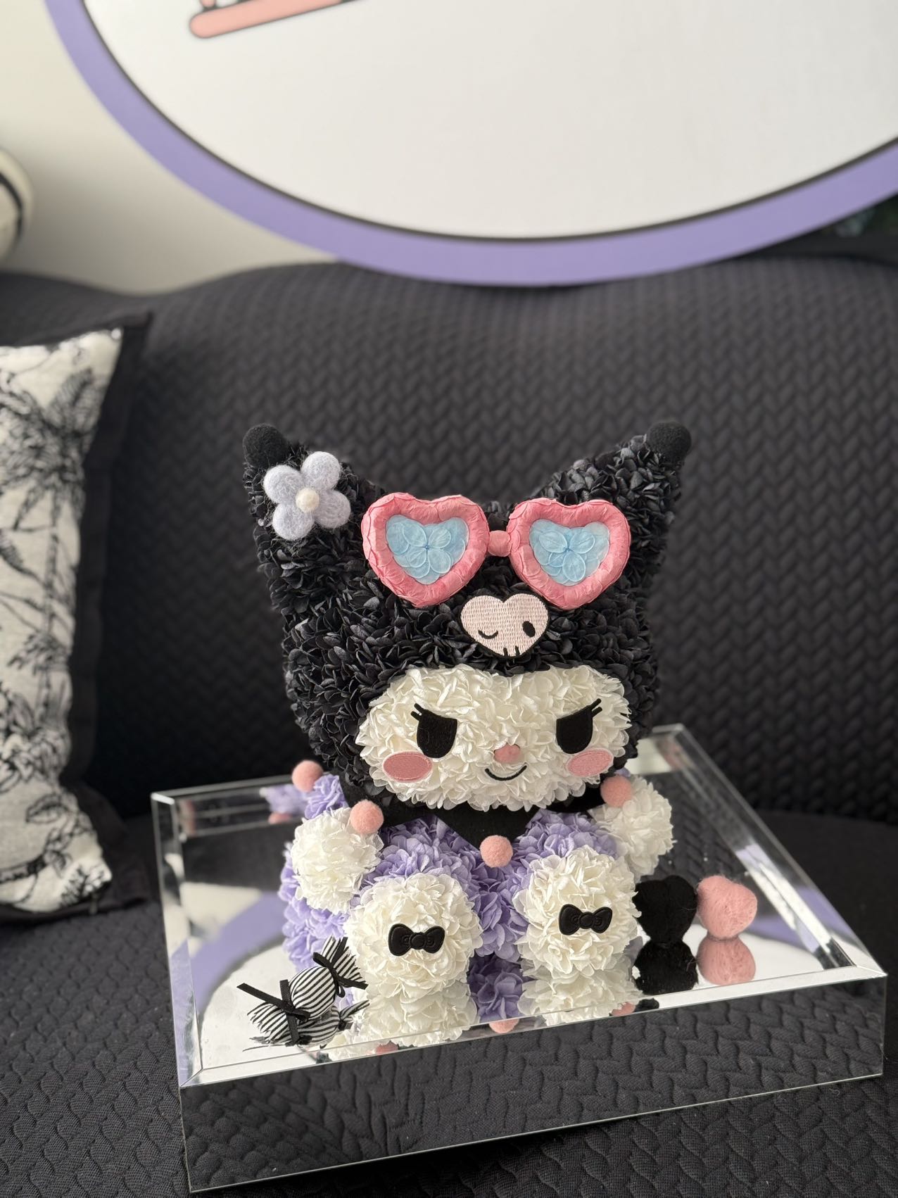 Kulomi Doll Everlasting Flower Doll Gift Handmade Customized DIY Everlasting Flower Doll Gift for Girlfriend and Child Gift High-end Light Luxury