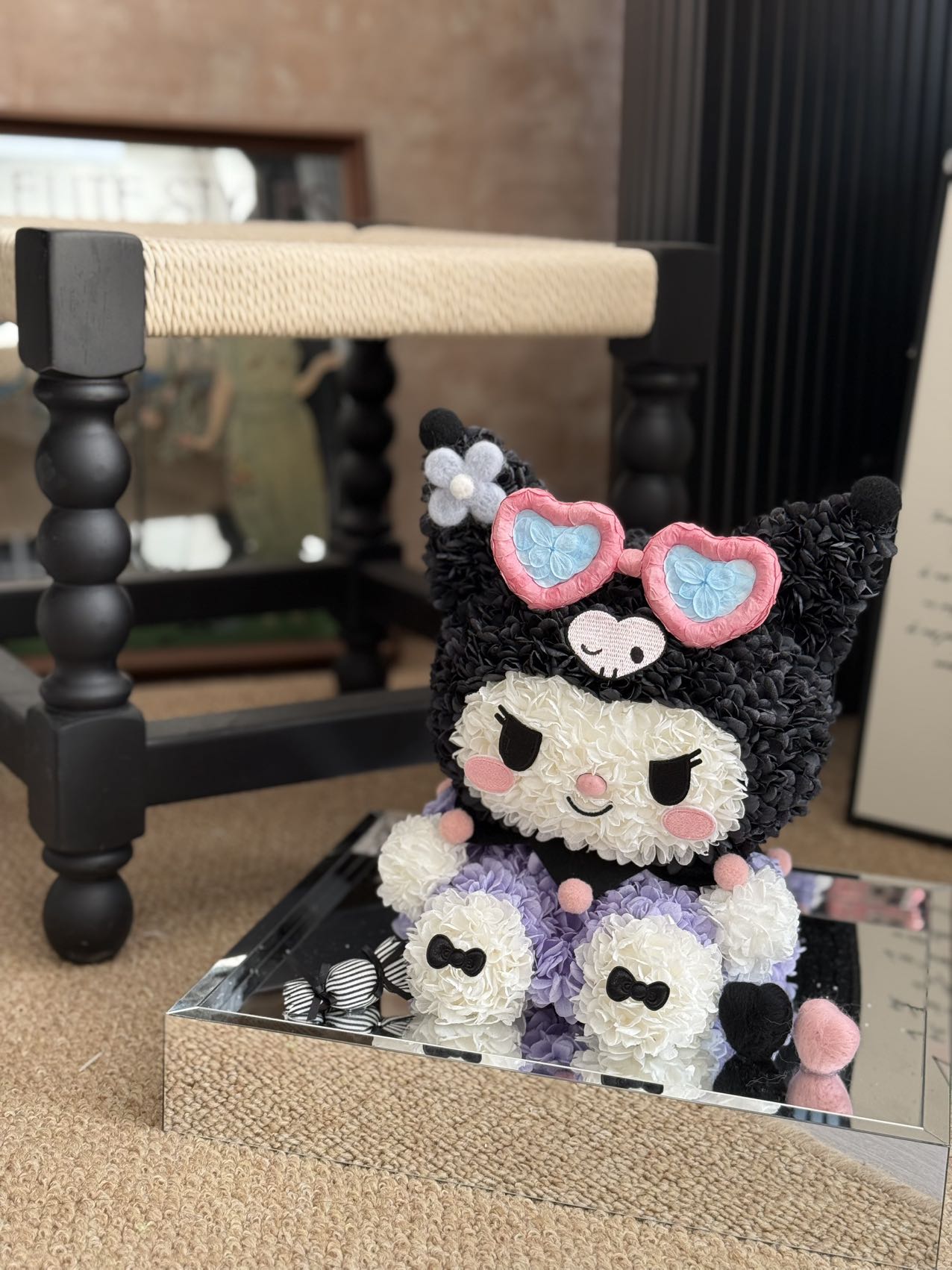 Kulomi Doll Everlasting Flower Doll Gift Handmade Customized DIY Everlasting Flower Doll Gift for Girlfriend and Child Gift High-end Light Luxury