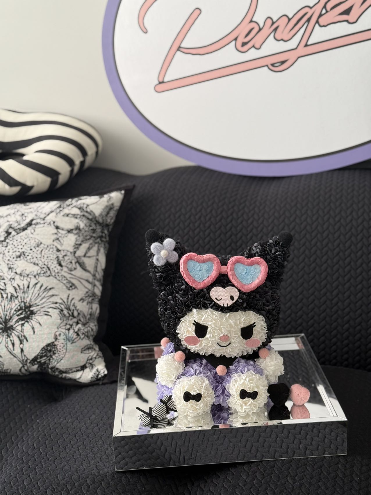 Kulomi Doll Everlasting Flower Doll Gift Handmade Customized DIY Everlasting Flower Doll Gift for Girlfriend and Child Gift High-end Light Luxury