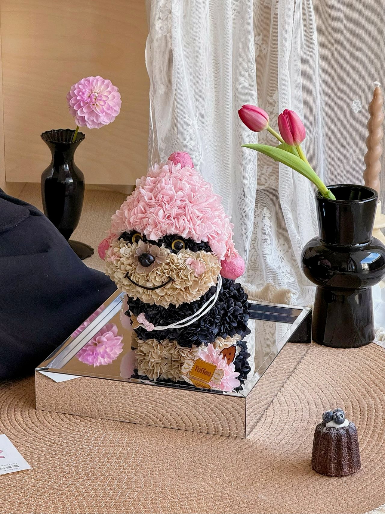 Bee Dog Doll Preserved Rose Gift Box Real Flower Preserved Flower Luxury Birthday Gift Proposal Anniversary Gift Give Children Gift