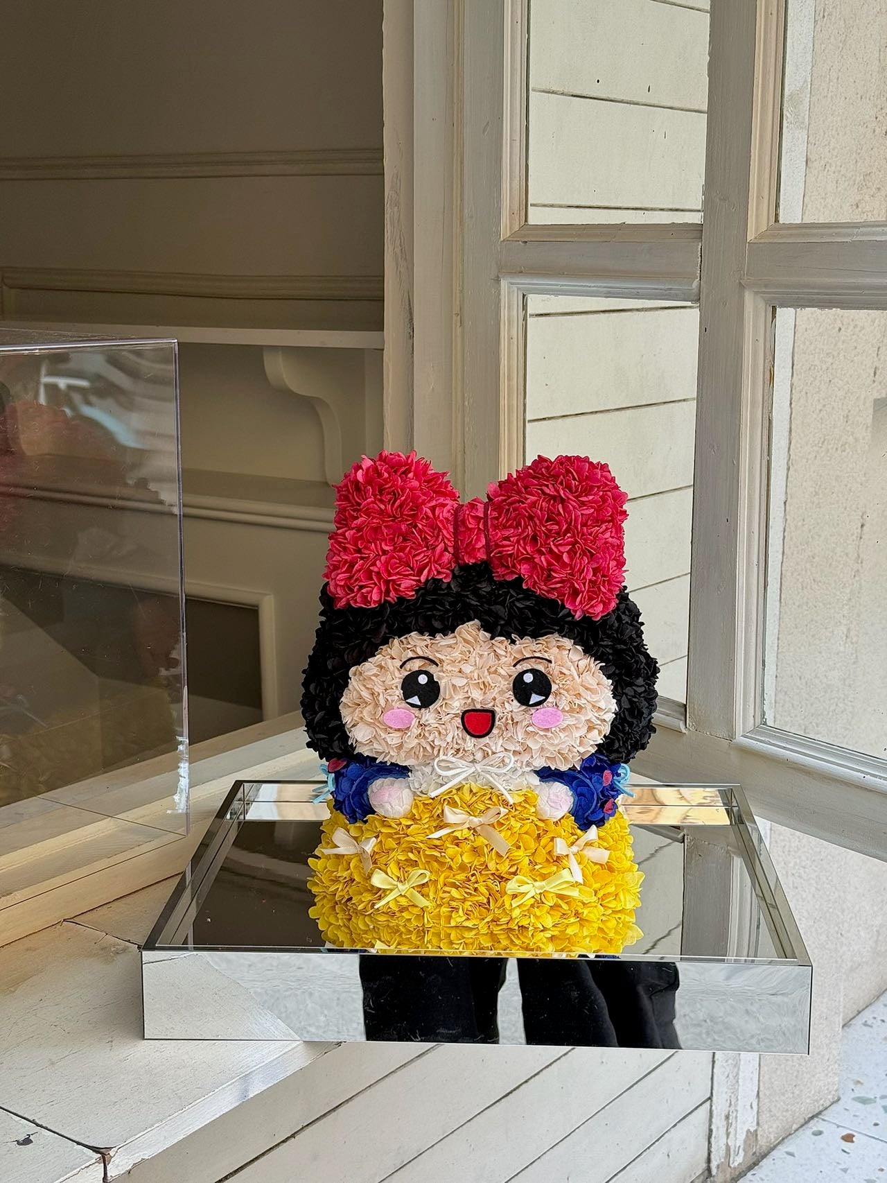 Valentine's Day Christmas gift preserved flowers pamper little princess gift handmade flower doll gift for girlfriend send bestie