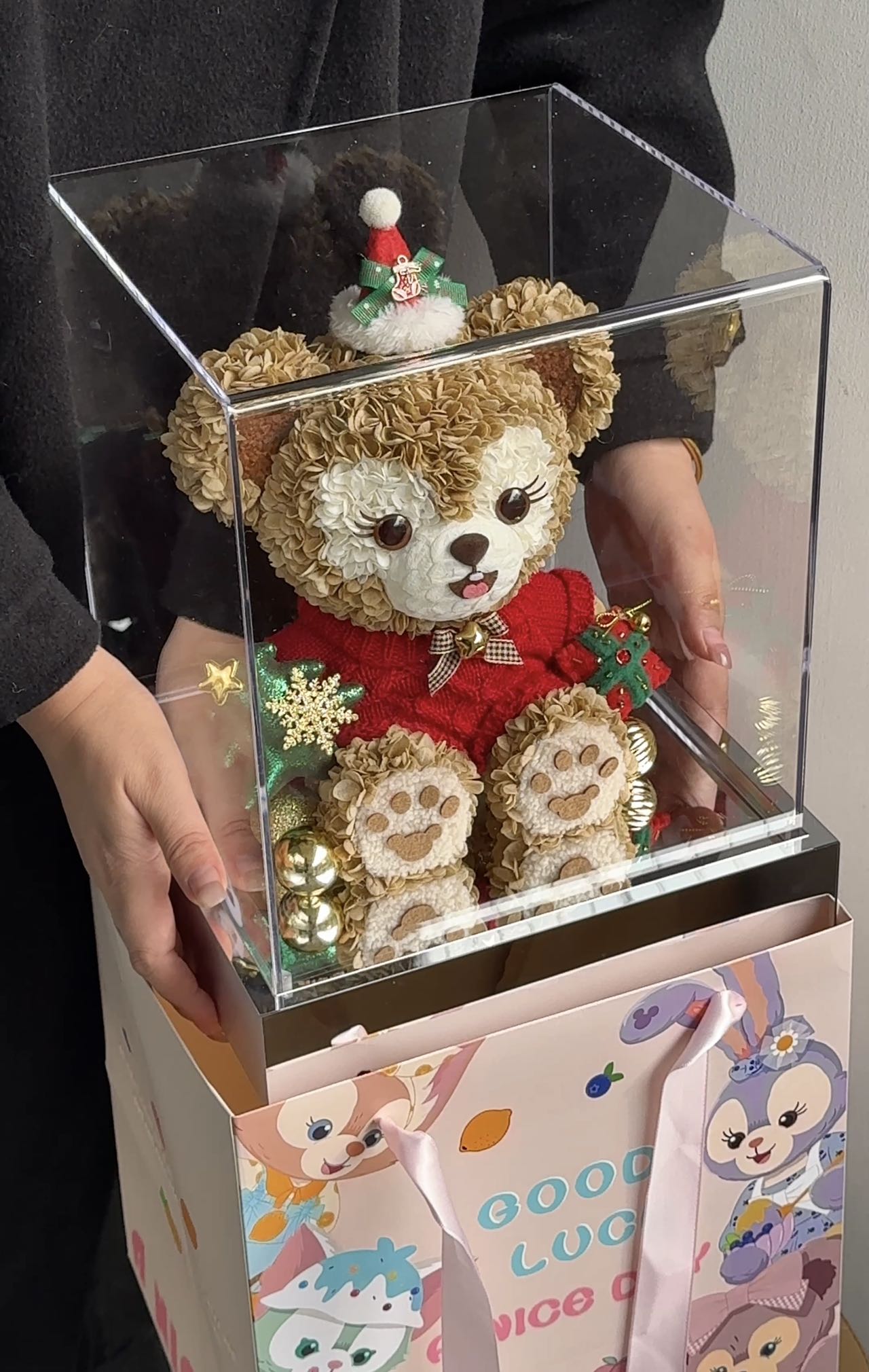 Doll series preserved flower hydrangea ornaments Mori Xiaobei puppy Miffy Shirley gift for girlfriend