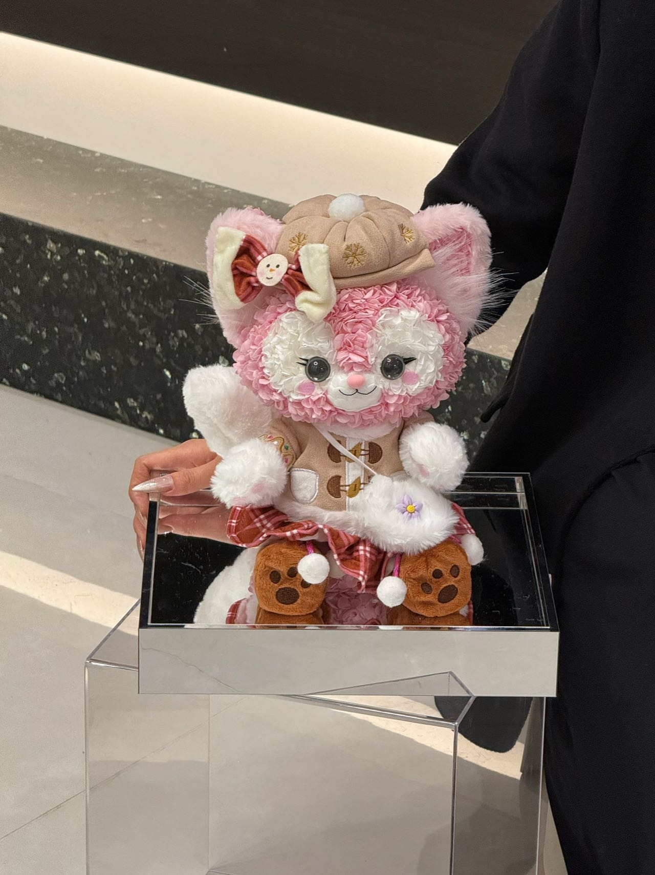 Preserved flower high-end luxury gift Lina Bell doll flower gift for girlfriend Valentine's Day gift