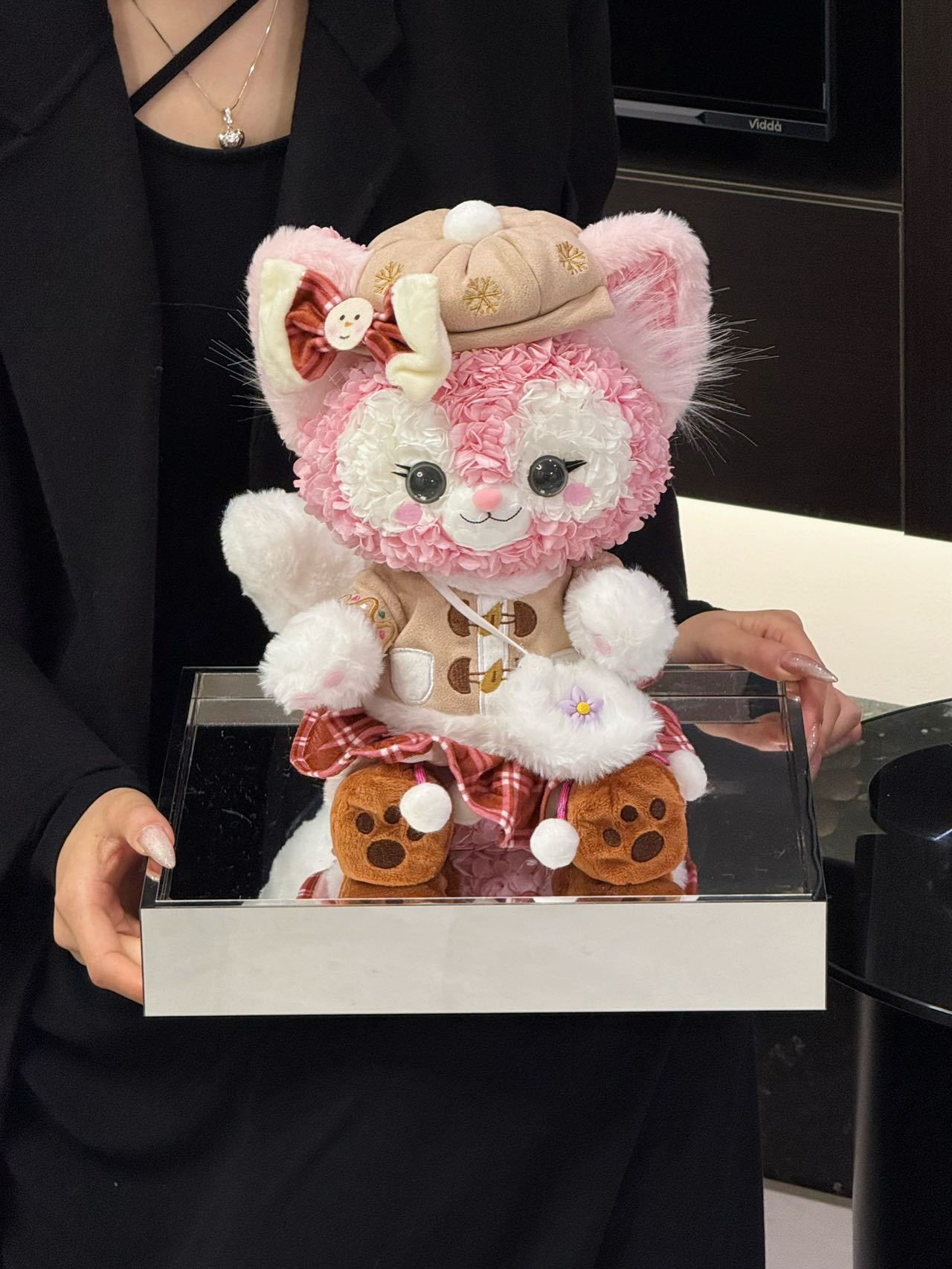 Preserved flower high-end luxury gift Lina Bell doll flower gift for girlfriend Valentine's Day gift