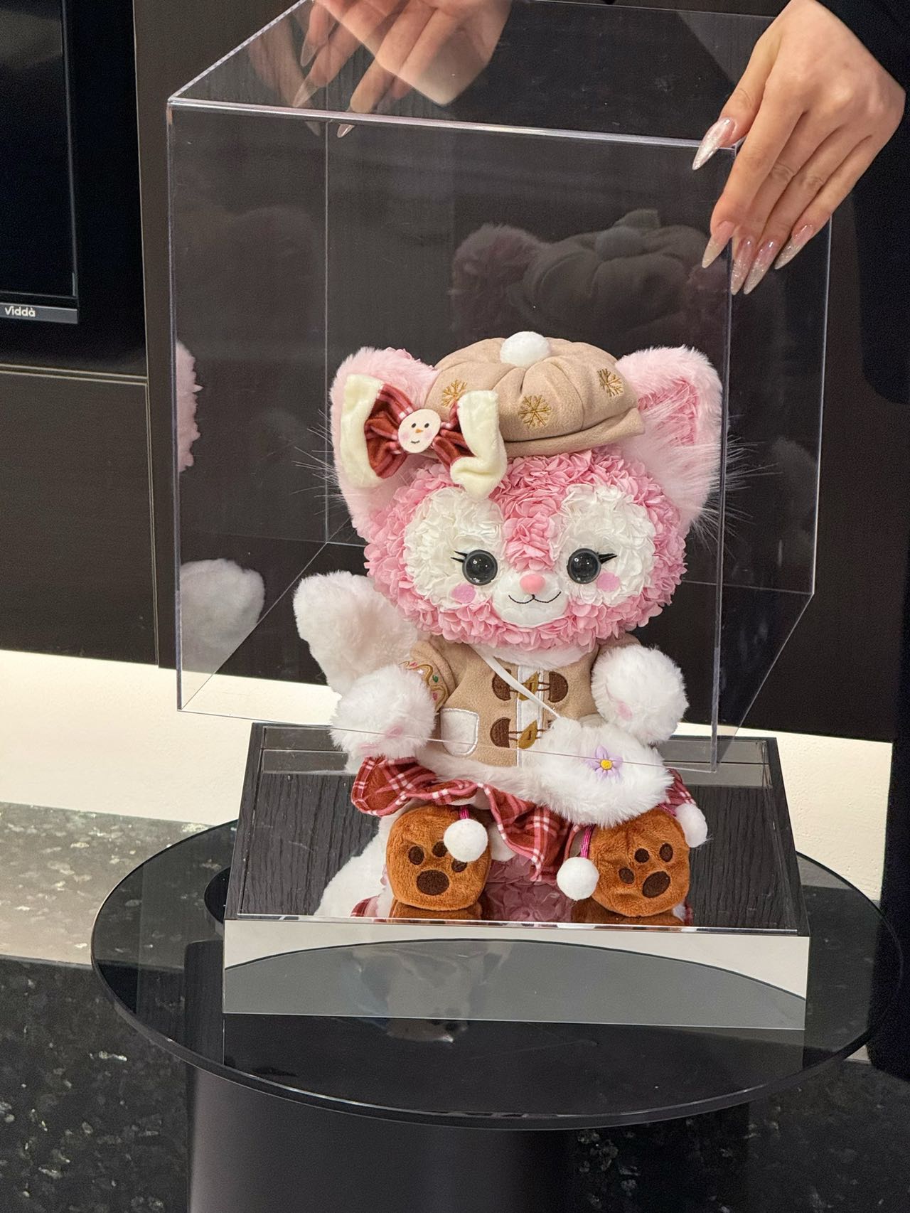 Preserved flower high-end luxury gift Lina Bell doll flower gift for girlfriend Valentine's Day gift