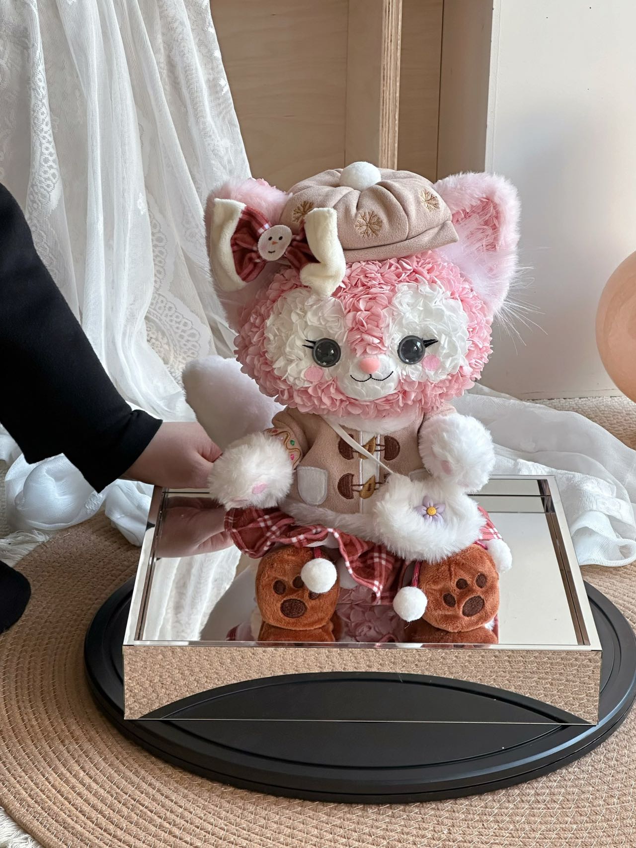 Preserved flower high-end luxury gift Lina Bell doll flower gift for girlfriend Valentine's Day gift