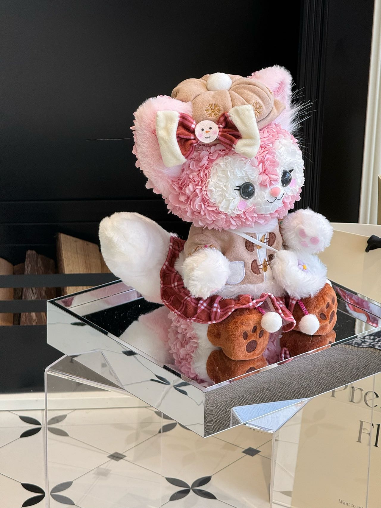 Preserved flower high-end luxury gift Lina Bell doll flower gift for girlfriend Valentine's Day gift