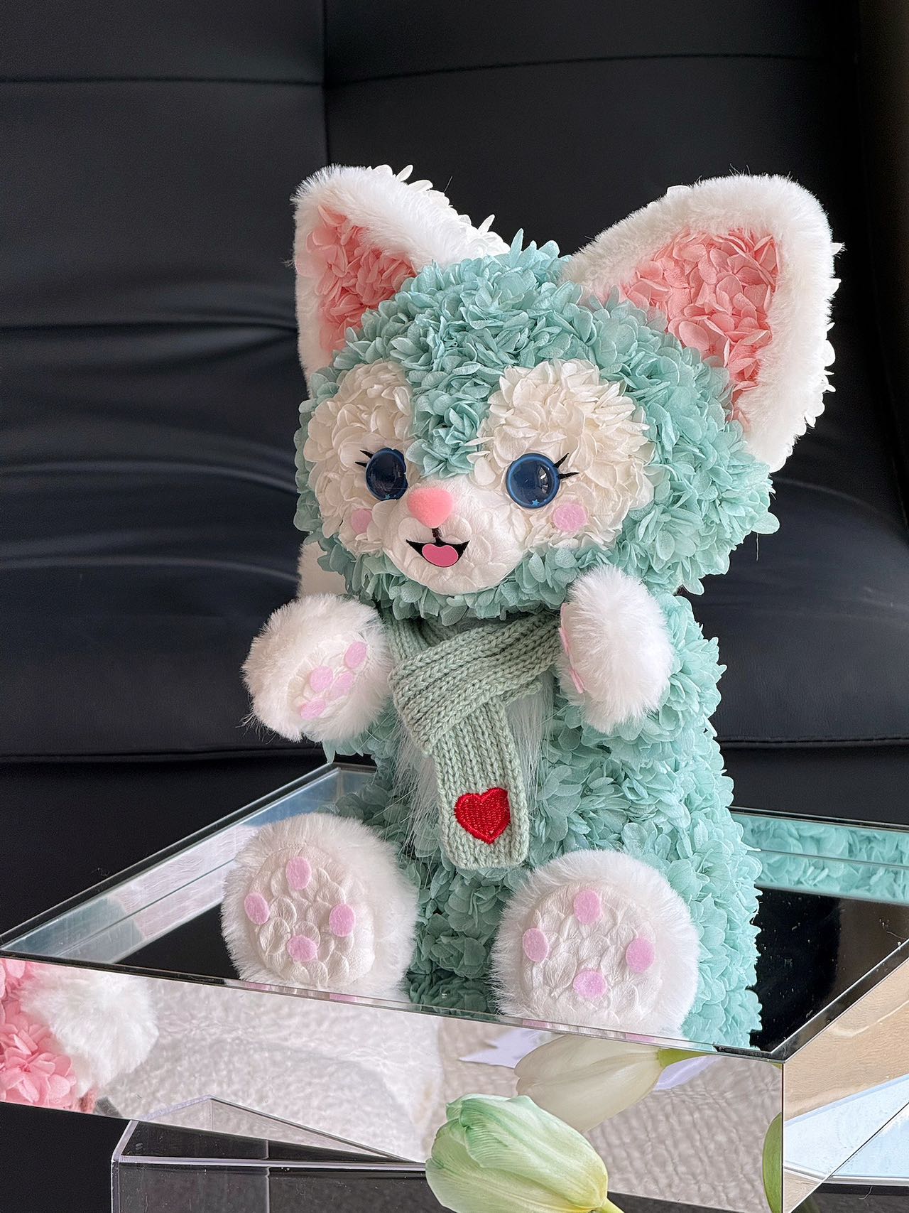 Linabell Doll Crafted with Premium Preserved Flowers, Soft Stuffed Floral Toy, Fade-Resistant Decoration, Perfect Present for Holiday & Daily Gifting