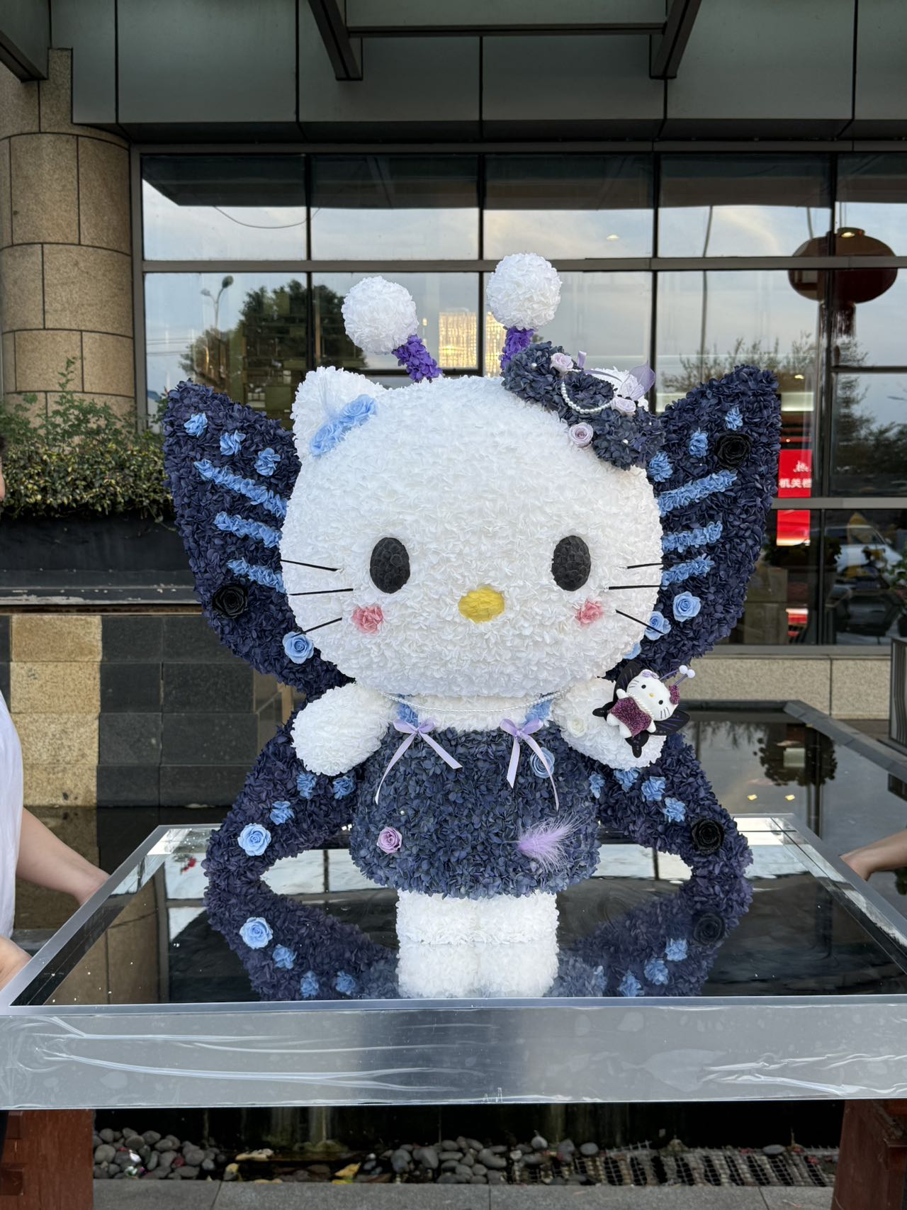 Cute Preserved Flower Hello Kitty Doll - Long-Lasting Bloom Decoration, Great Gift for Family & Friends