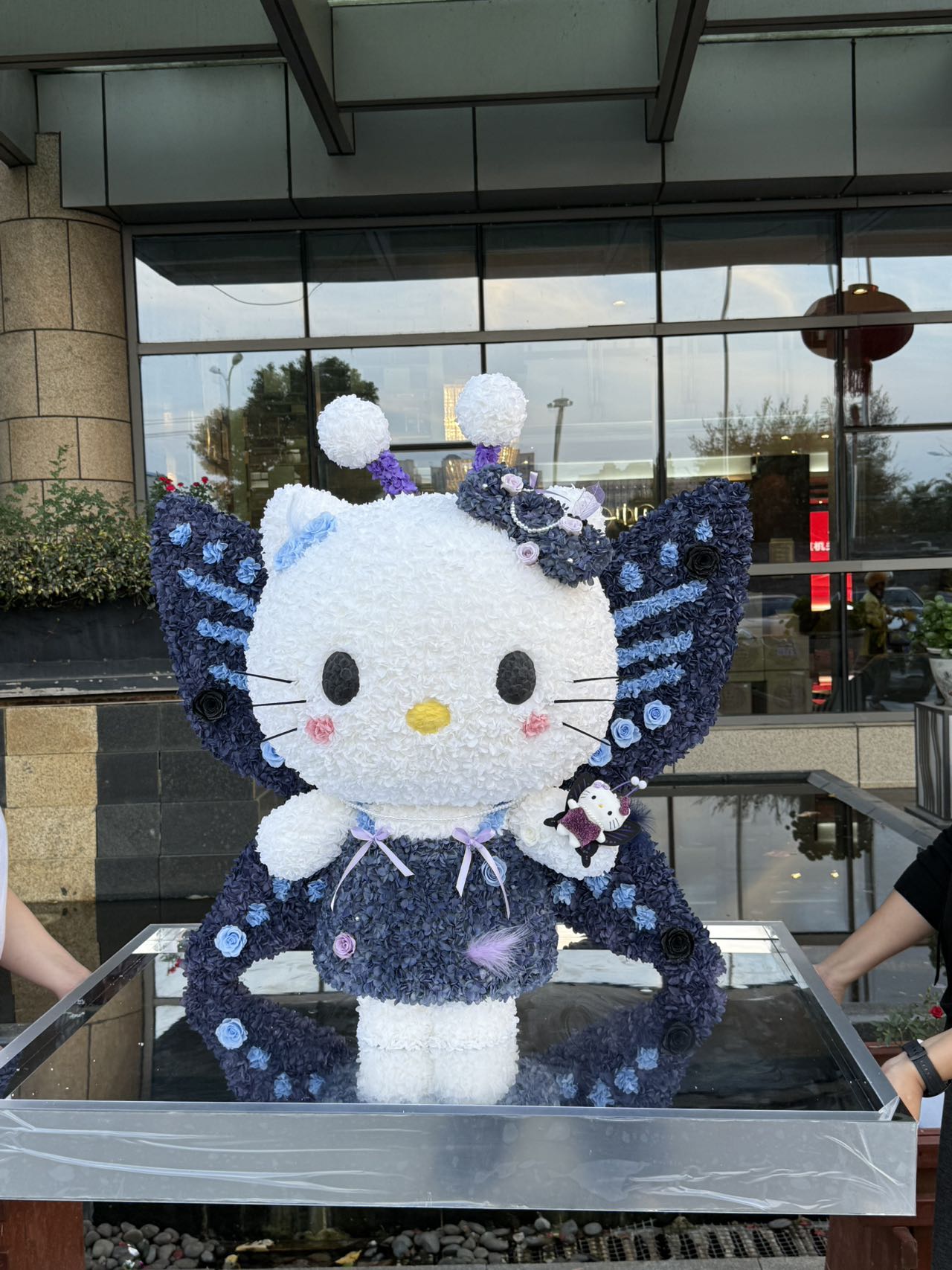 Cute Preserved Flower Hello Kitty Doll - Long-Lasting Bloom Decoration, Great Gift for Family & Friends