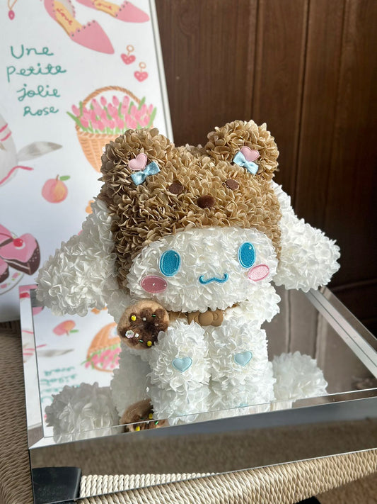 Fashion preserved flower hydrangea cute rabbit gift birthday gift commemorative gift for girlfriend