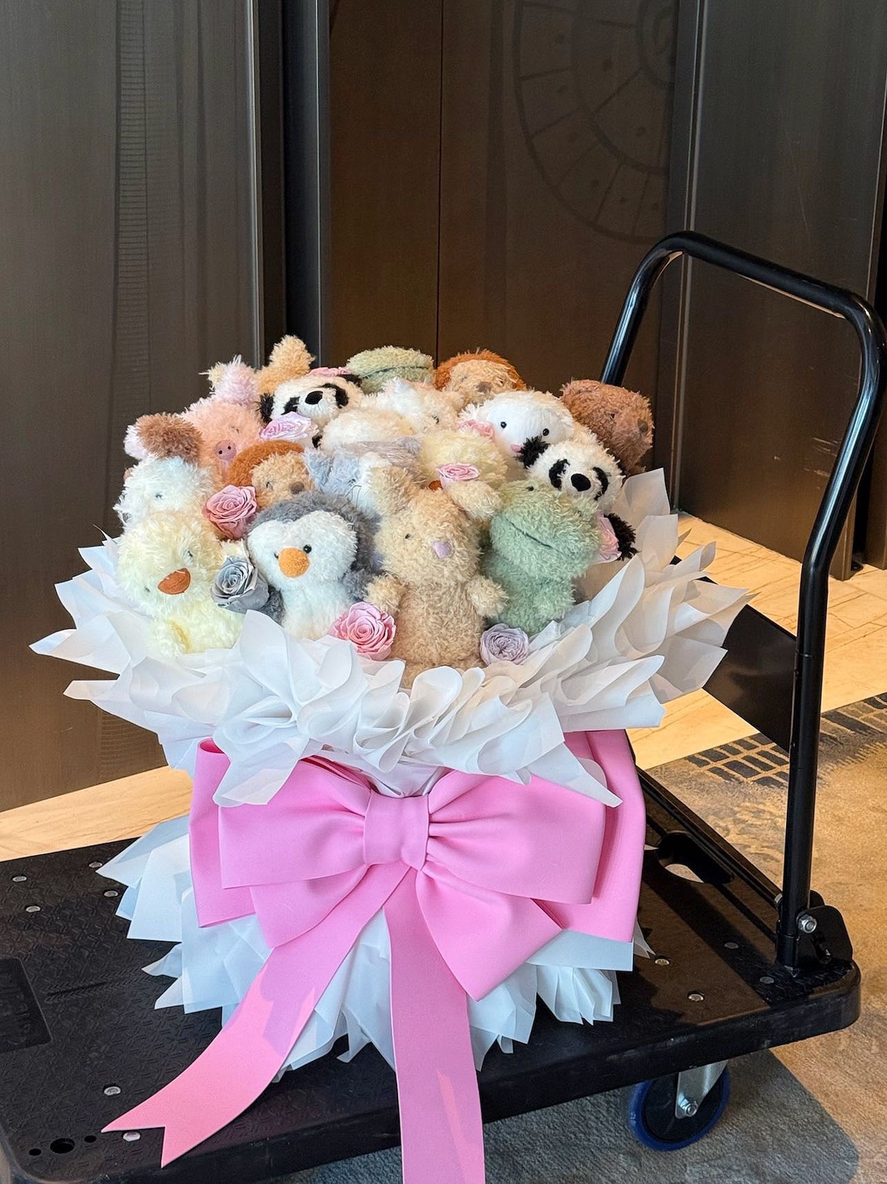 Comfort doll immortal rose gift box real flower immortal flower luxury birthday gift wedding proposal anniversary gift Valentine's Day gift Mother's Day gift