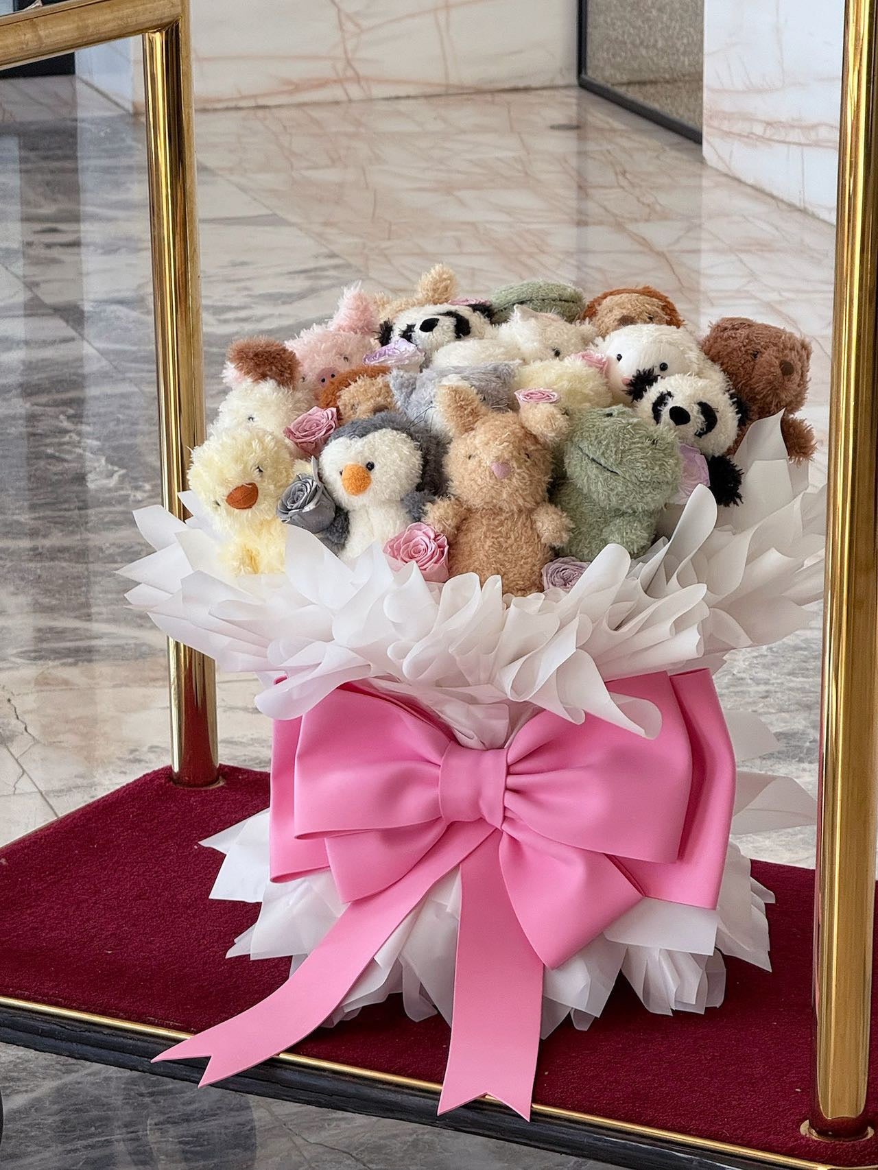 Comfort doll immortal rose gift box real flower immortal flower luxury birthday gift wedding proposal anniversary gift Valentine's Day gift Mother's Day gift