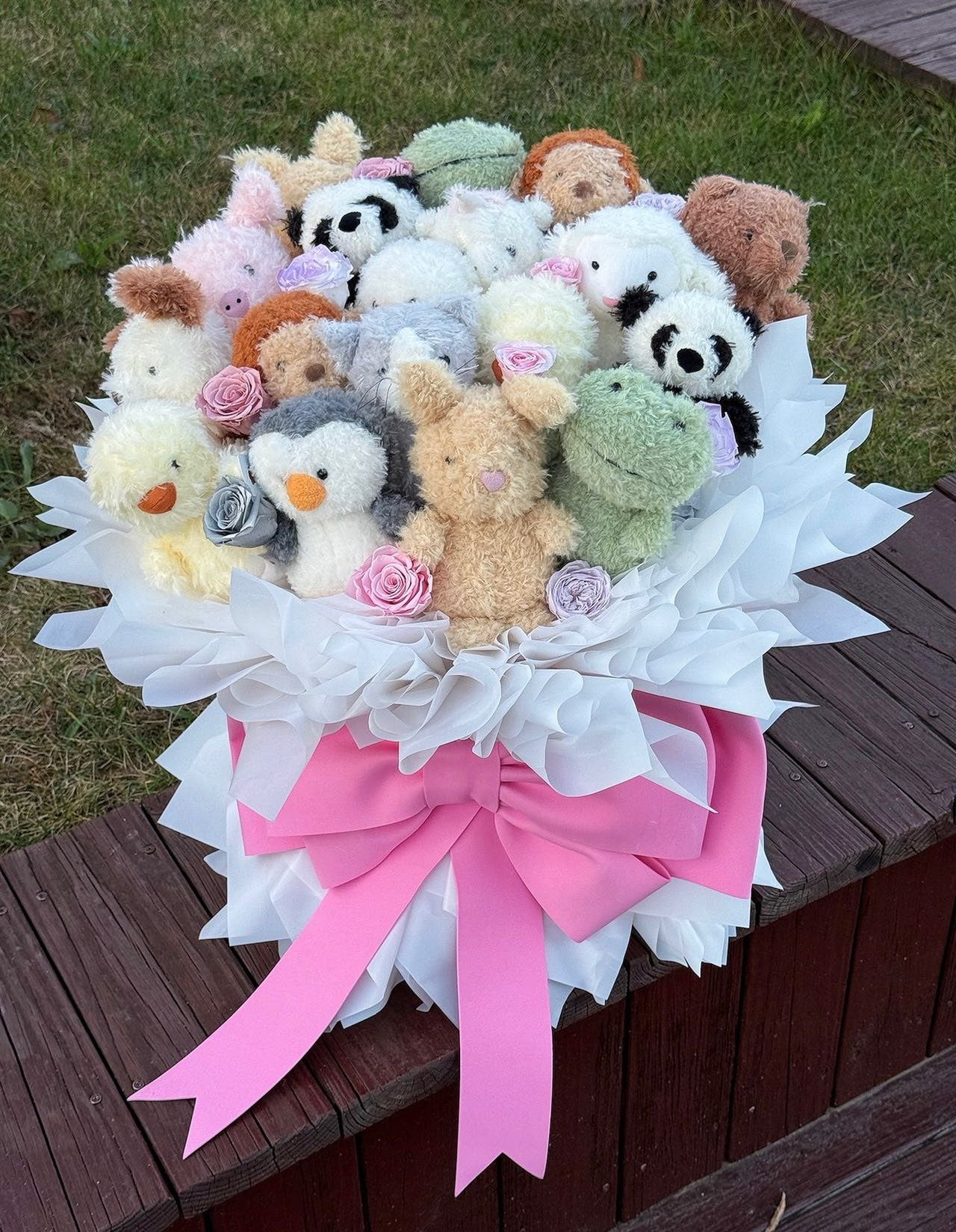 Comfort doll immortal rose gift box real flower immortal flower luxury birthday gift wedding proposal anniversary gift Valentine's Day gift Mother's Day gift