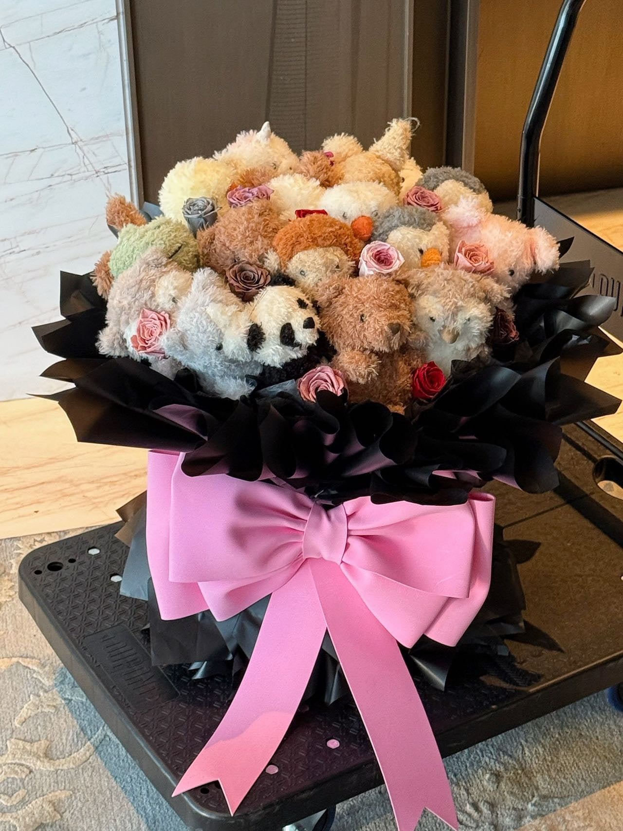 Comfort doll immortal rose gift box real flower immortal flower luxury birthday gift wedding proposal anniversary gift Valentine's Day gift Mother's Day gift