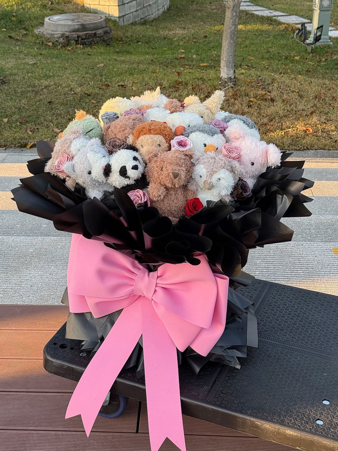 Comfort doll immortal rose gift box real flower immortal flower luxury birthday gift wedding proposal anniversary gift Valentine's Day gift Mother's Day gift