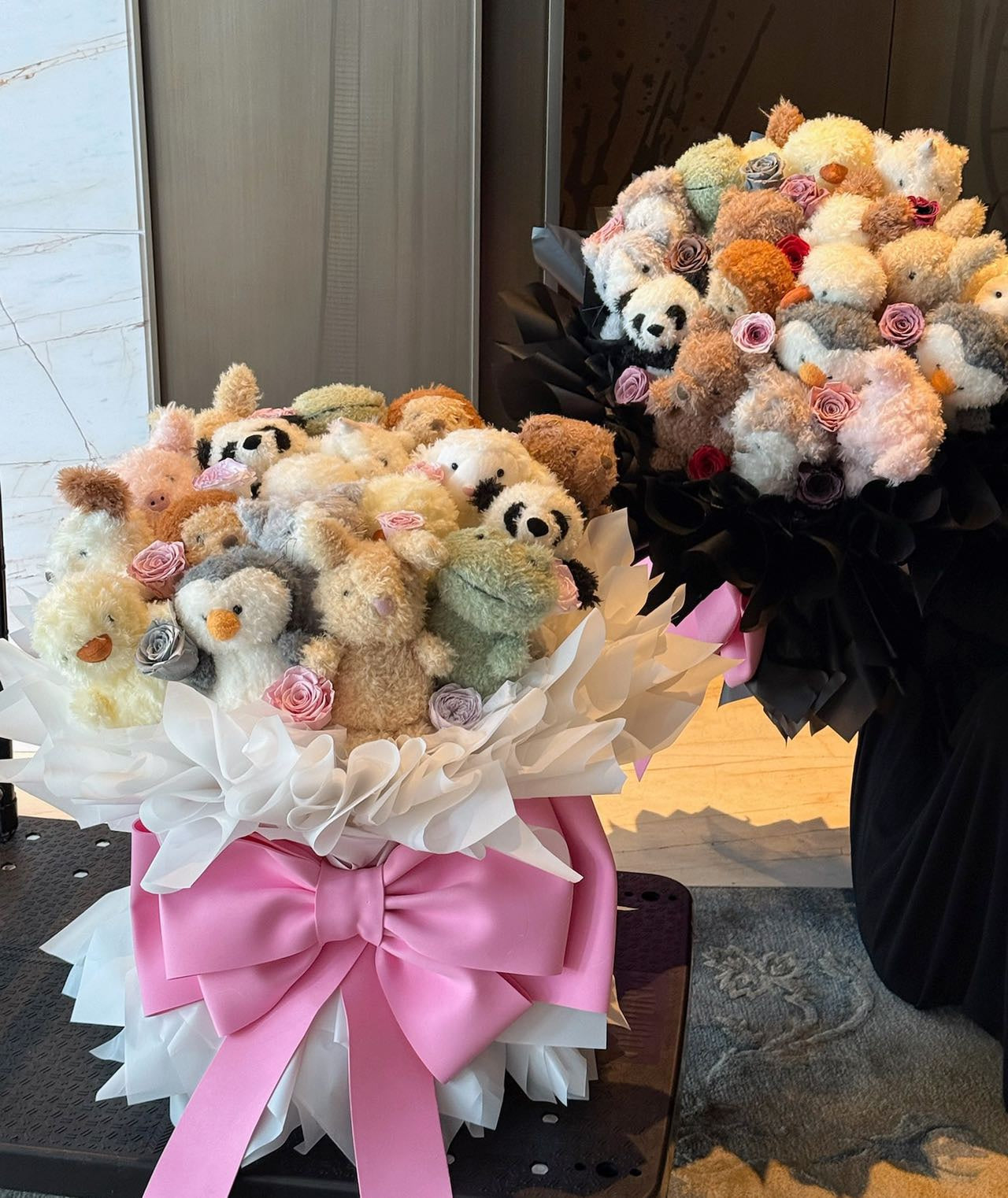 Comfort doll immortal rose gift box real flower immortal flower luxury birthday gift wedding proposal anniversary gift Valentine's Day gift Mother's Day gift