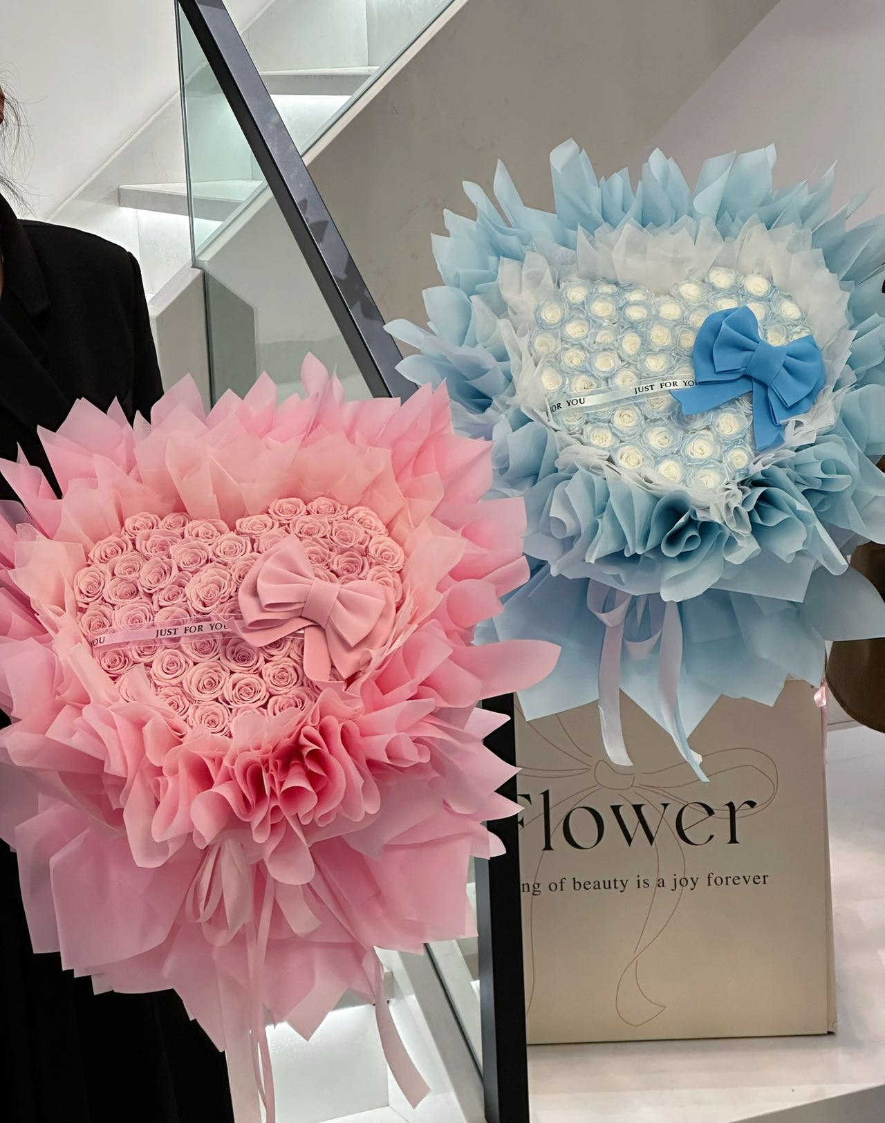 52 Preserved Flowers Love Bouquet Preserved Rose Gift Box Real Flowers Preserved Flowers Luxury Birthday Gift Wedding Proposal Anniversary Gift Valentine's Day Gift Mother's Day Gift