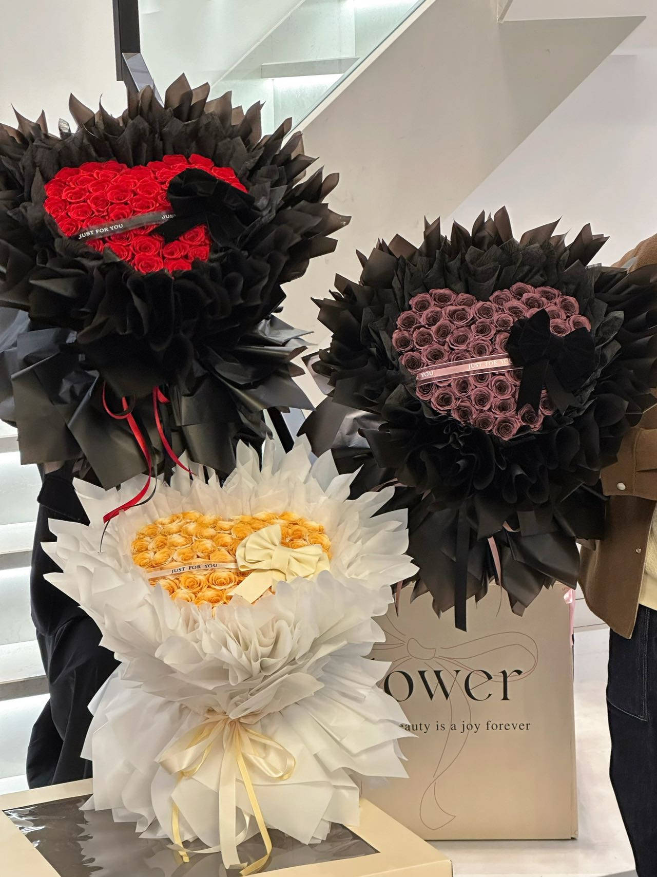 52 Preserved Flowers Love Bouquet Preserved Rose Gift Box Real Flowers Preserved Flowers Luxury Birthday Gift Wedding Proposal Anniversary Gift Valentine's Day Gift Mother's Day Gift