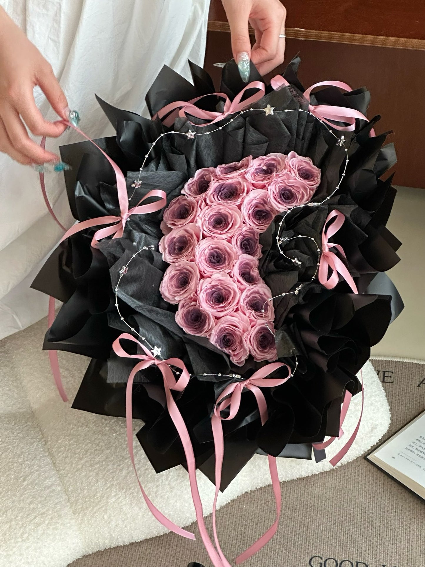 Preserved Flower Bouquet Preserved Rose Gift Box Real Flower Preserved Flower Luxury Birthday Gift Wedding Proposal Anniversary Gift Valentine's Day Gift Mother's Day Gift