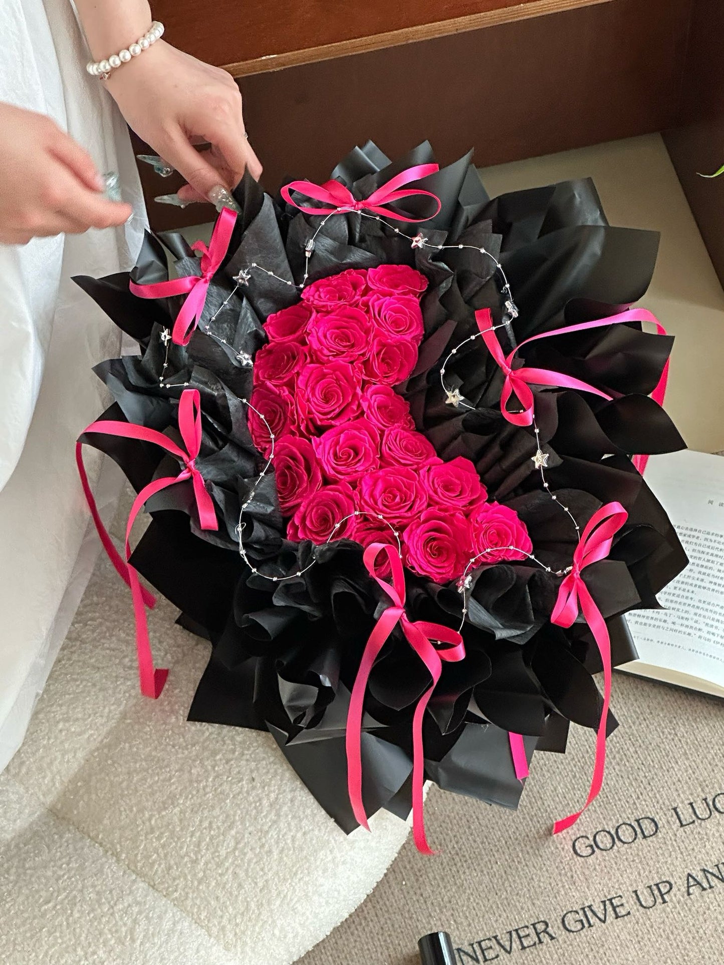 Preserved Flower Bouquet Preserved Rose Gift Box Real Flower Preserved Flower Luxury Birthday Gift Wedding Proposal Anniversary Gift Valentine's Day Gift Mother's Day Gift