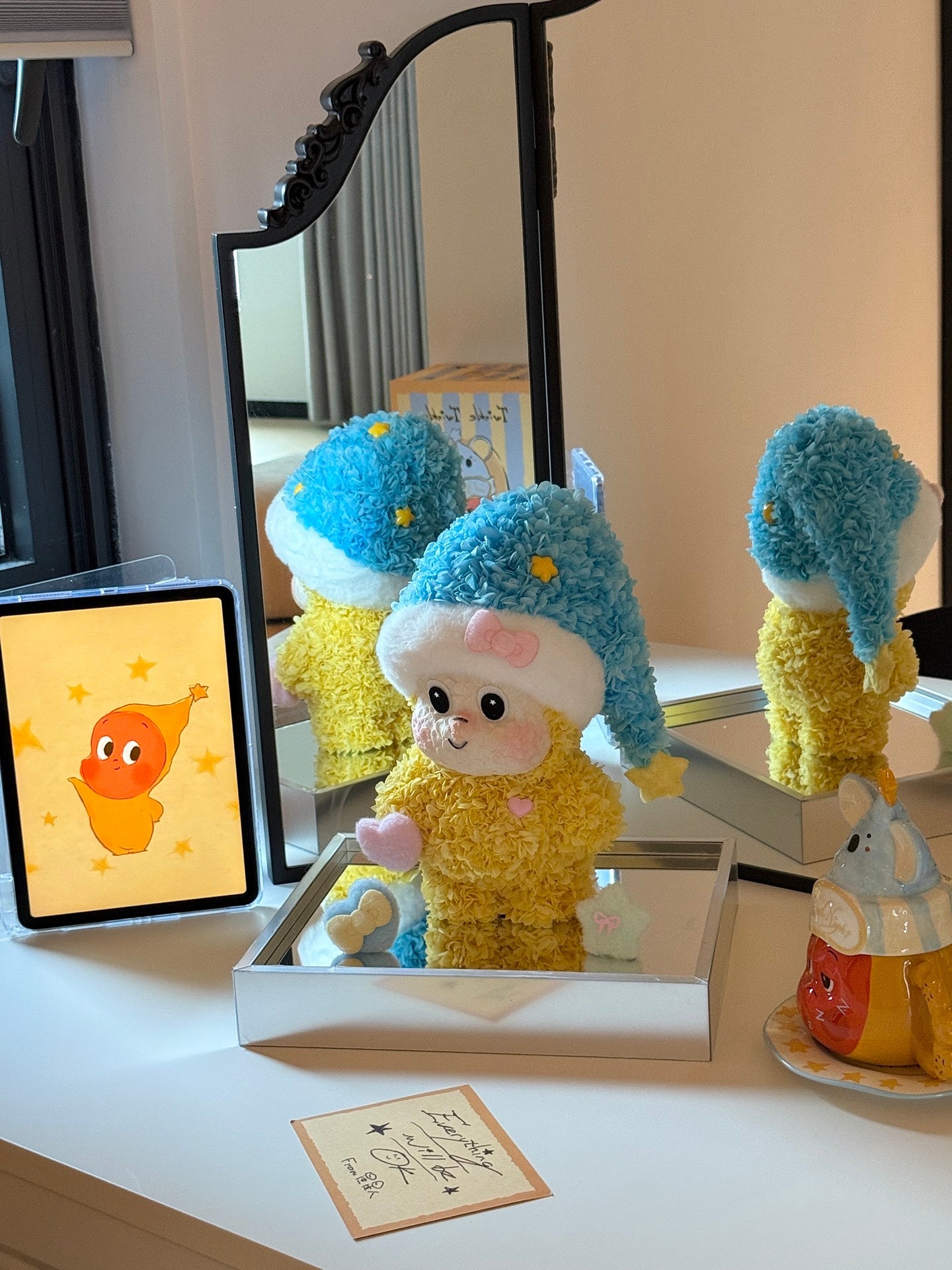 Valentine's Day Preserved Flower Goodnight Star Doll Real Preserved Flower Ornaments Internet Celebrity Ornaments Send Best Friend Send Child's Birthday Gift