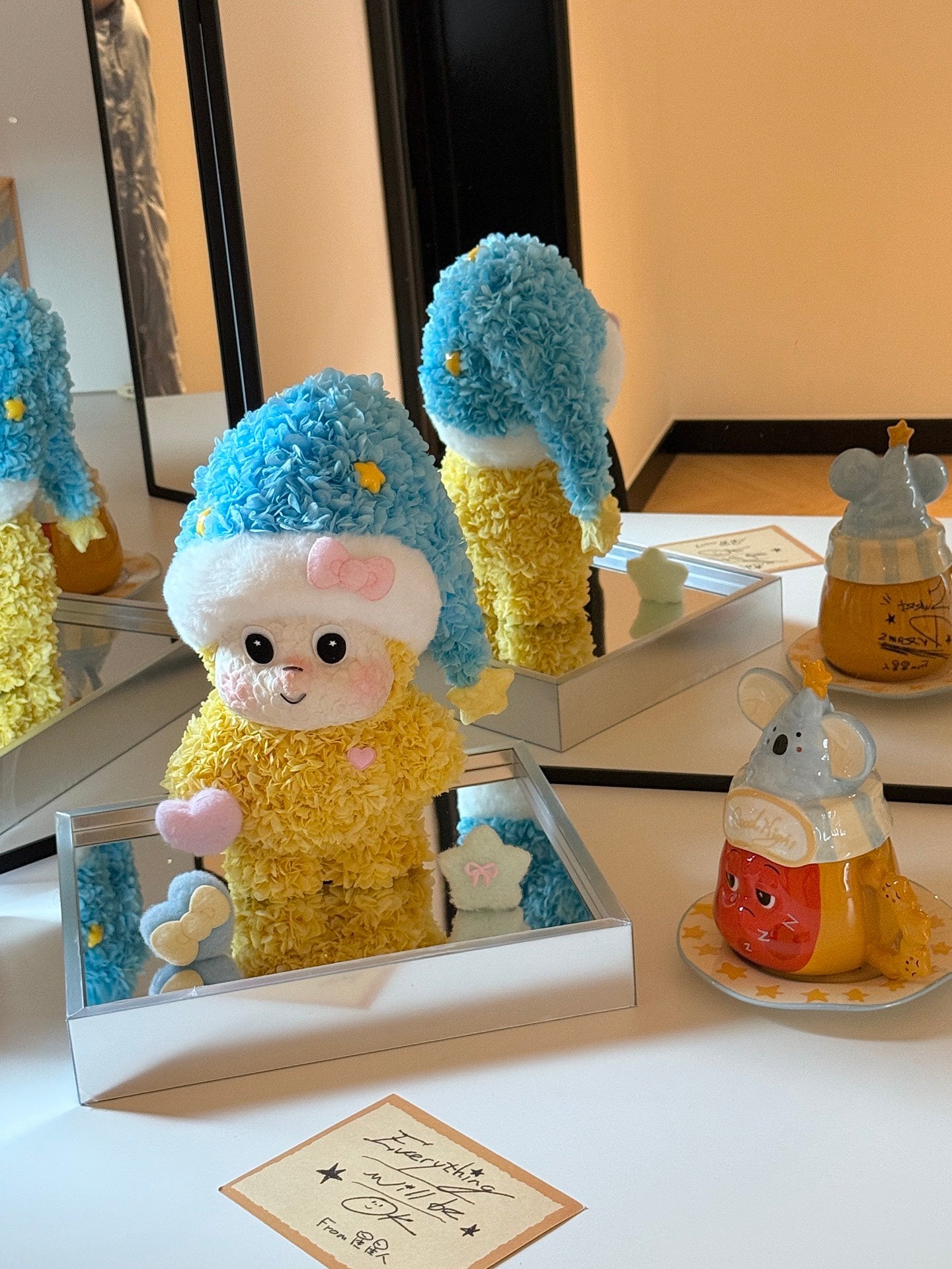 Valentine's Day Preserved Flower Goodnight Star Doll Real Preserved Flower Ornaments Internet Celebrity Ornaments Send Best Friend Send Child's Birthday Gift