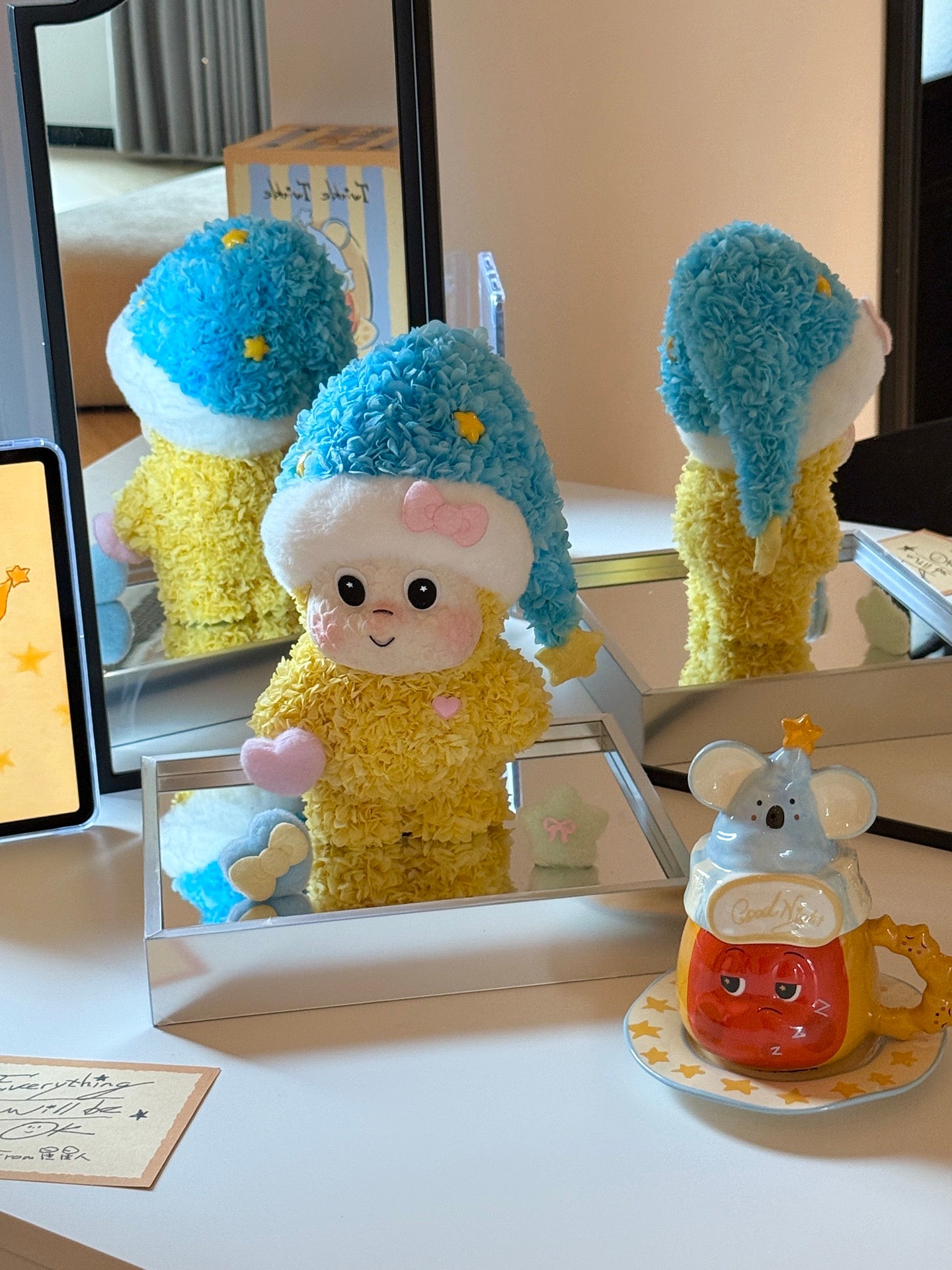 Valentine's Day Preserved Flower Goodnight Star Doll Real Preserved Flower Ornaments Internet Celebrity Ornaments Send Best Friend Send Child's Birthday Gift