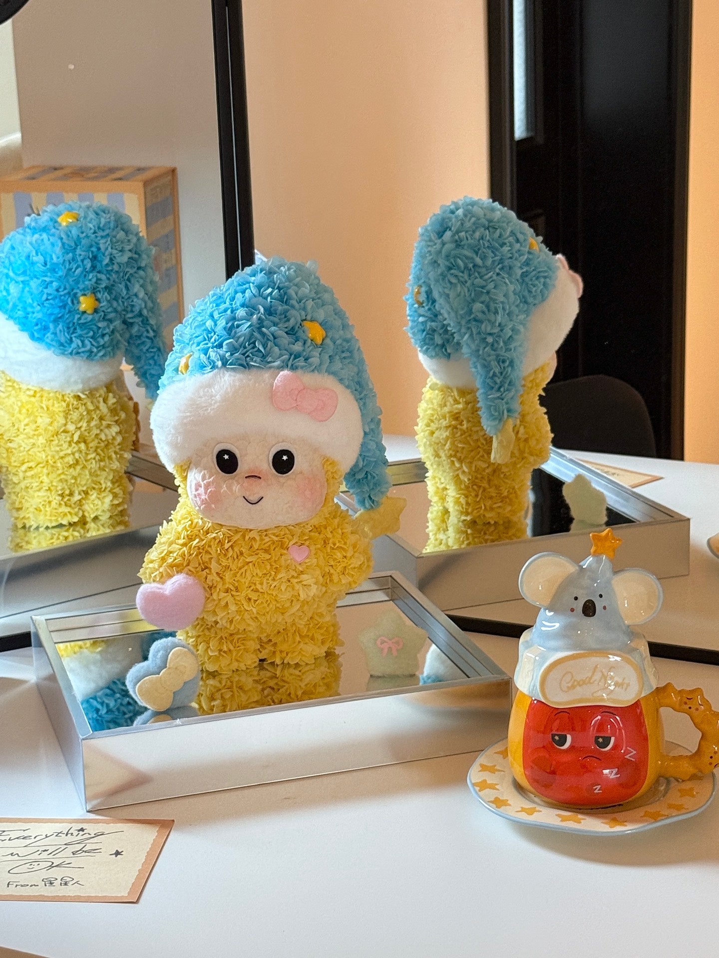 Valentine's Day Preserved Flower Goodnight Star Doll Real Preserved Flower Ornaments Internet Celebrity Ornaments Send Best Friend Send Child's Birthday Gift