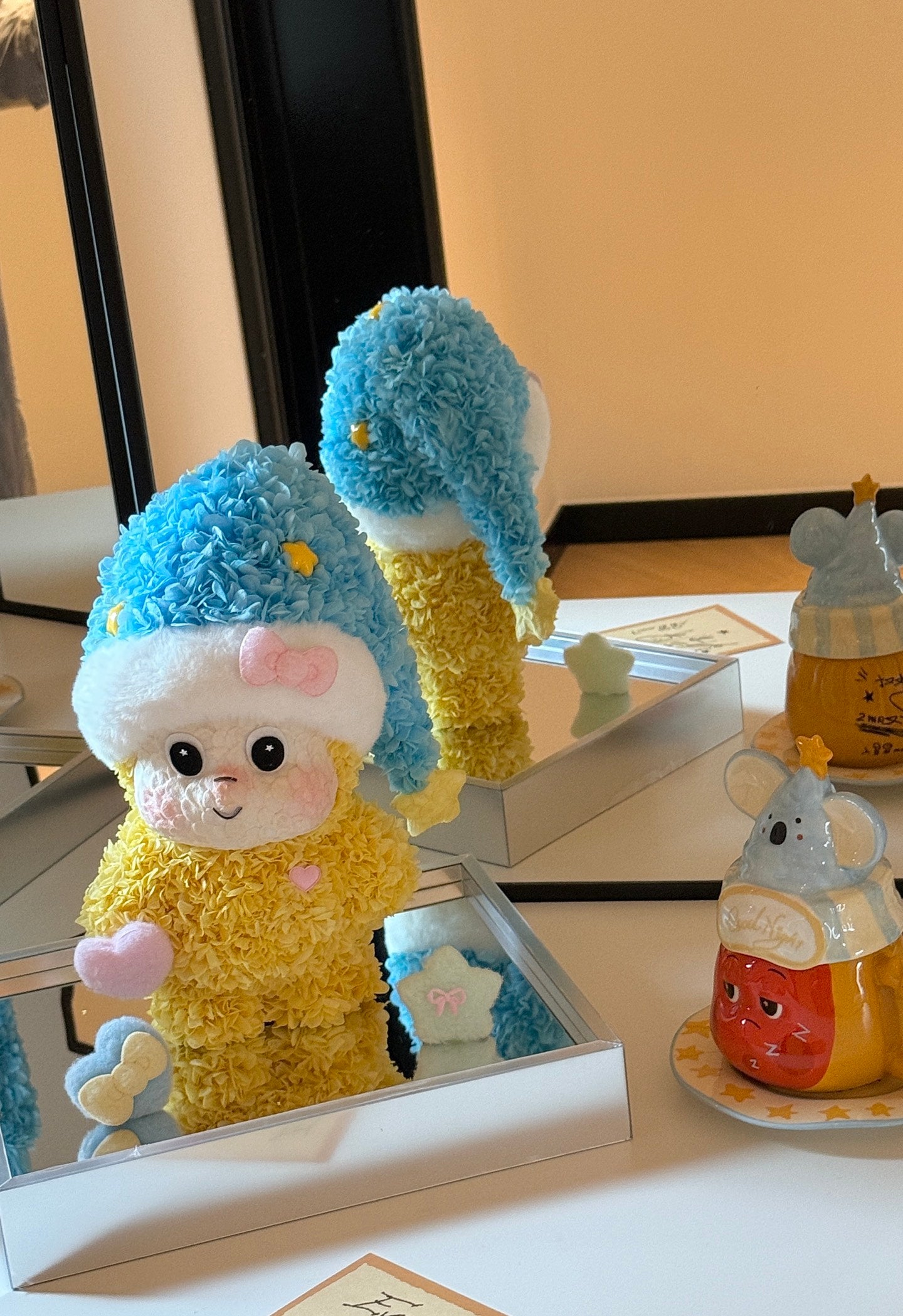 Valentine's Day Preserved Flower Goodnight Star Doll Real Preserved Flower Ornaments Internet Celebrity Ornaments Send Best Friend Send Child's Birthday Gift