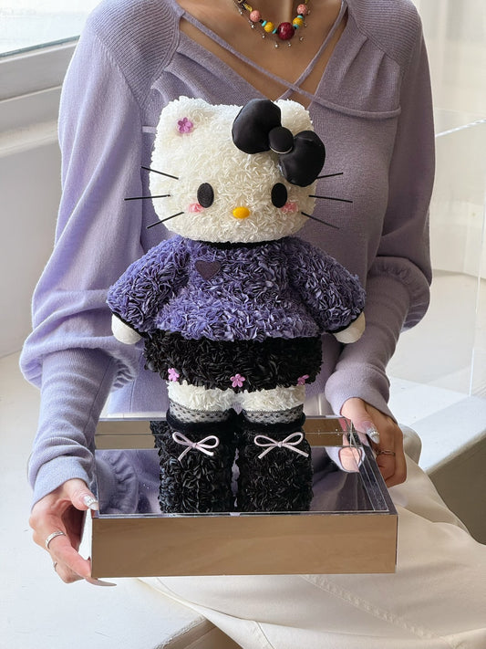 Preserved flower gifts, Hello Kitty doll gifts, birthday gifts (baijian)