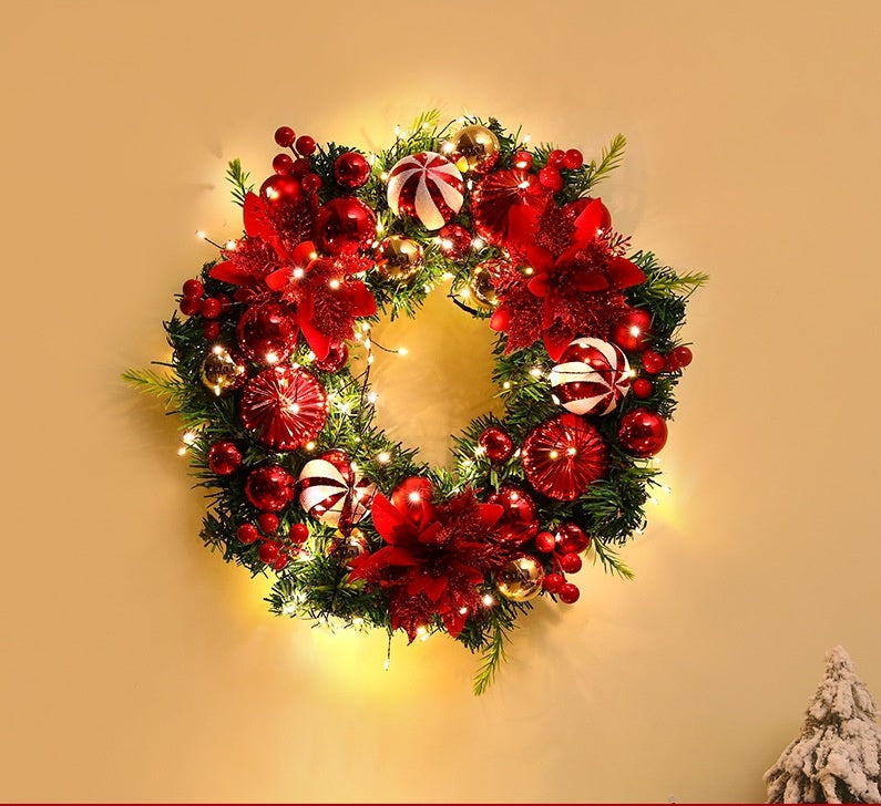 Christmas decorations, Christmas wreaths, shop decorations, window hangings, atmospheric decorations, themed ornaments
