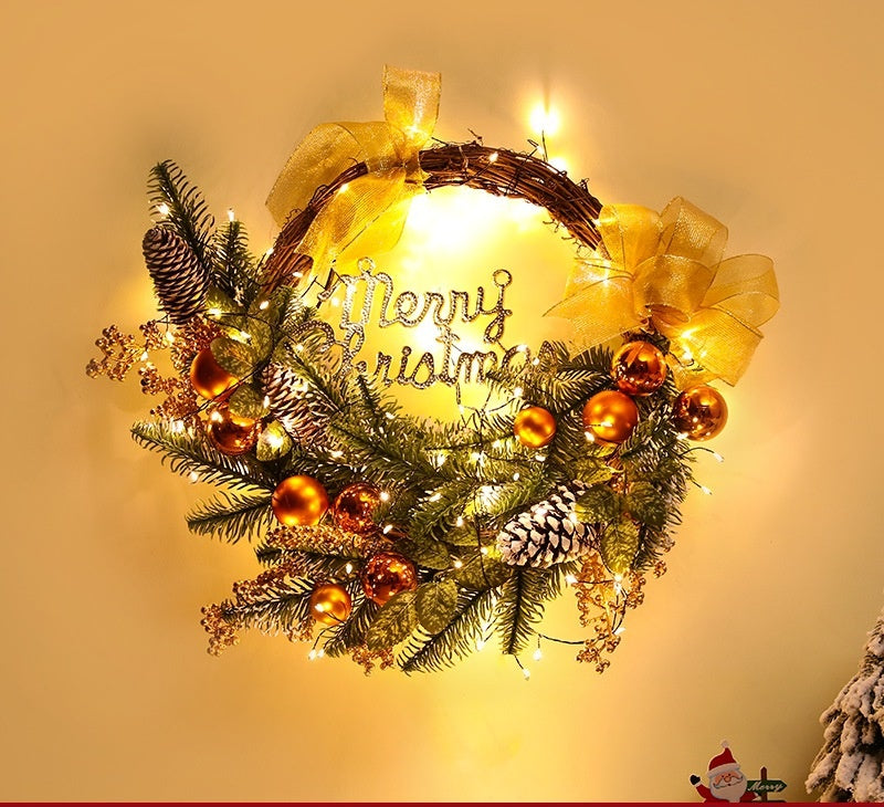 Holiday gifts, Christmas decorations, wreaths, rattan door ornaments, scene decorations, Christmas tree ornaments, hanging ornaments