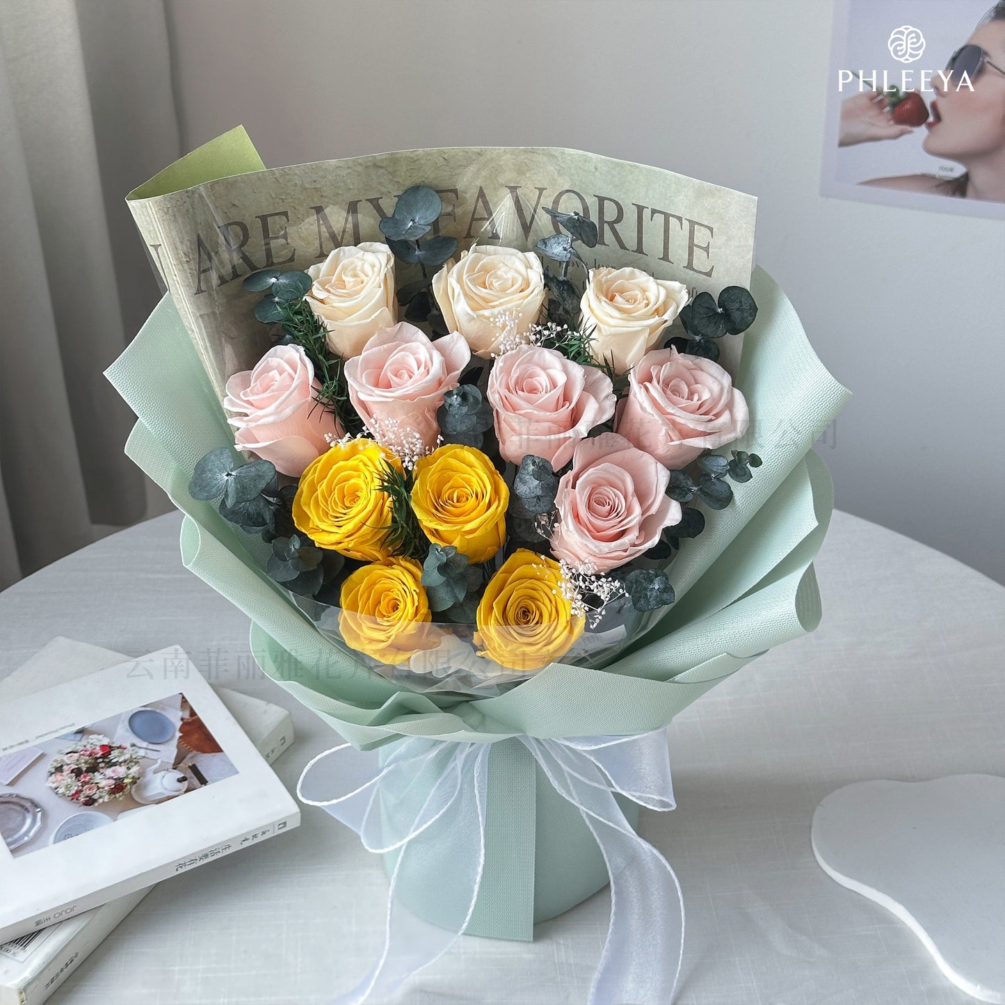 Eternal Roses - Teacher's Day Bouquet, Qixi Festival Gift, Preserved Flowers, High-End Preserved Flowers for Valentine's Day