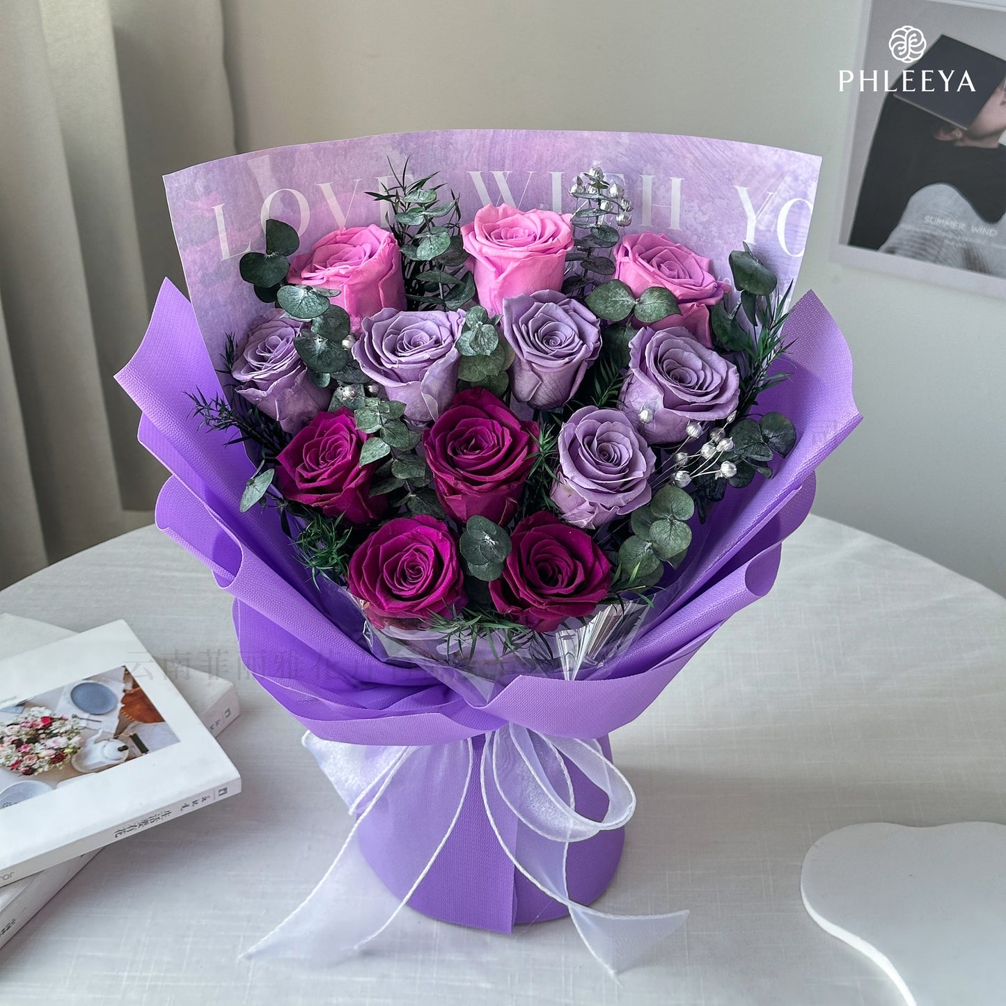 Eternal Roses - Teacher's Day Bouquet, Qixi Festival Gift, Preserved Flowers, High-End Preserved Flowers for Valentine's Day