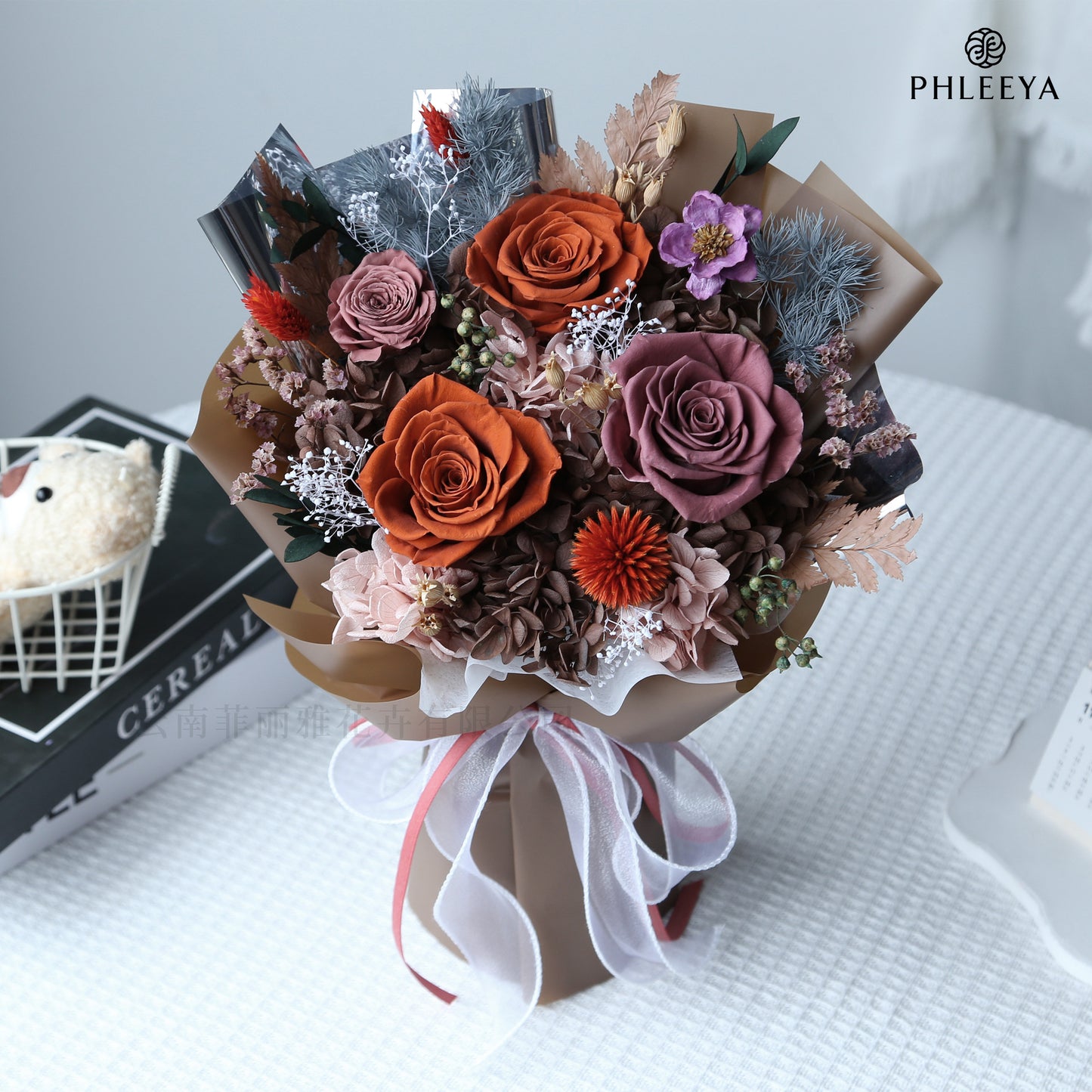 Preserved flowers for Teacher's Day, eternal roses, high-end preserved flowers as a Valentine's Day gift.