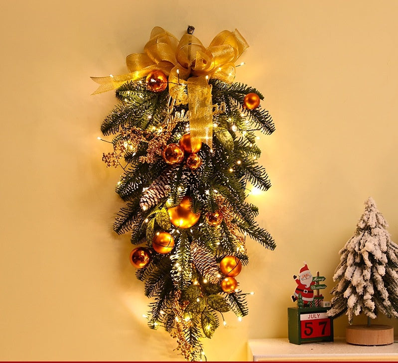 Holiday gifts, Christmas decorations, wreaths, rattan door ornaments, scene decorations, Christmas tree ornaments, hanging ornaments